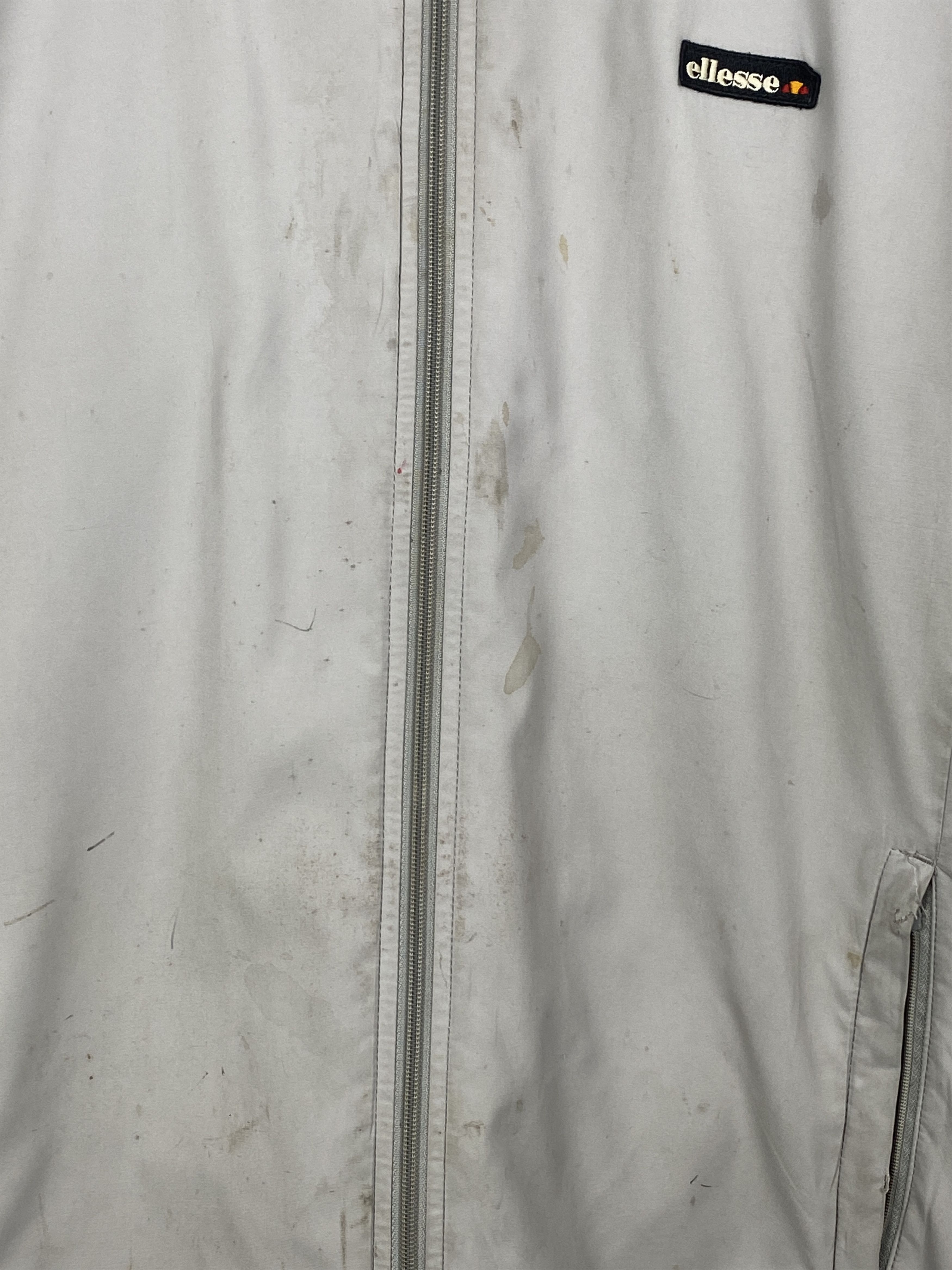 Ellesse Vintage Ellesse Light Grey Full Zipper Jacket AH0044 Size US M / EU 48-50 / 2 - 9 Thumbnail