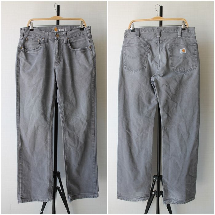 Carhartt Carhartt Pants Mens 40x32 Relaxed Fit Khaki Jeans