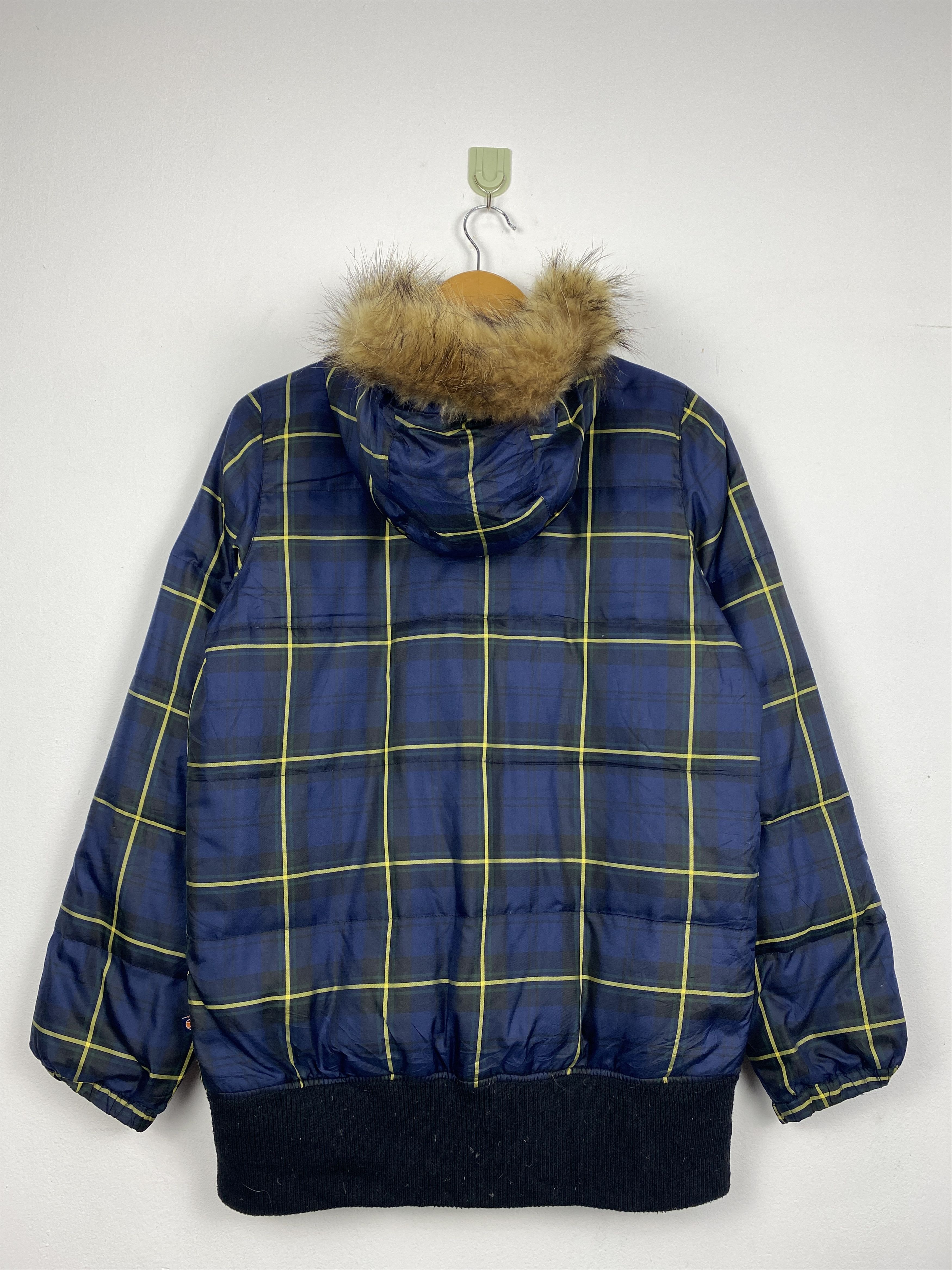 Ellesse Vintage Ellesse Checkered Puffer Zipper Ups Jacket AH0059 Size US L / EU 52-54 / 3 - 3 Thumbnail