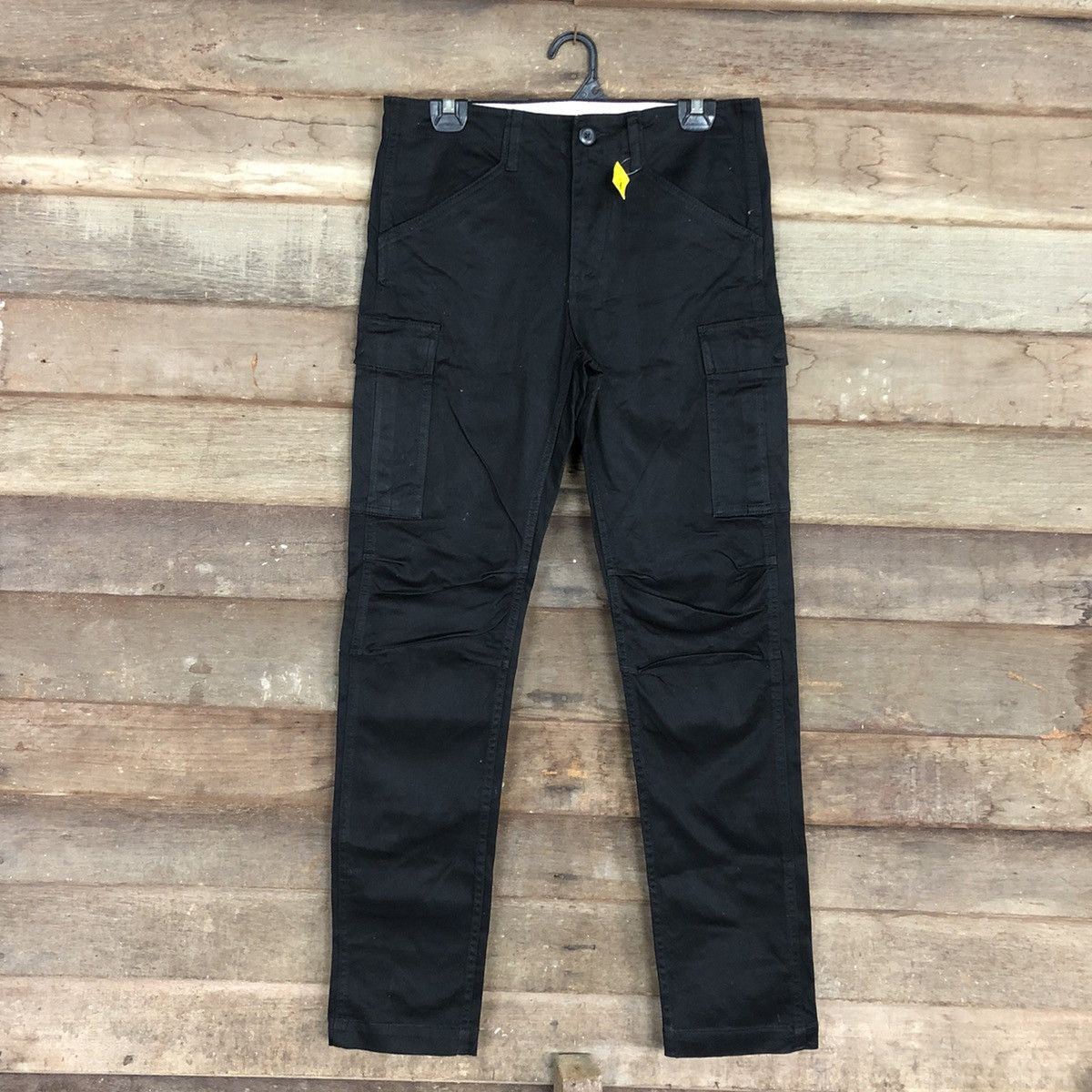 Japanese Brand Back Number Black utility Multipocket Cargo Pants #2995 Size US 30 / EU 46 - 1 Thumbnail