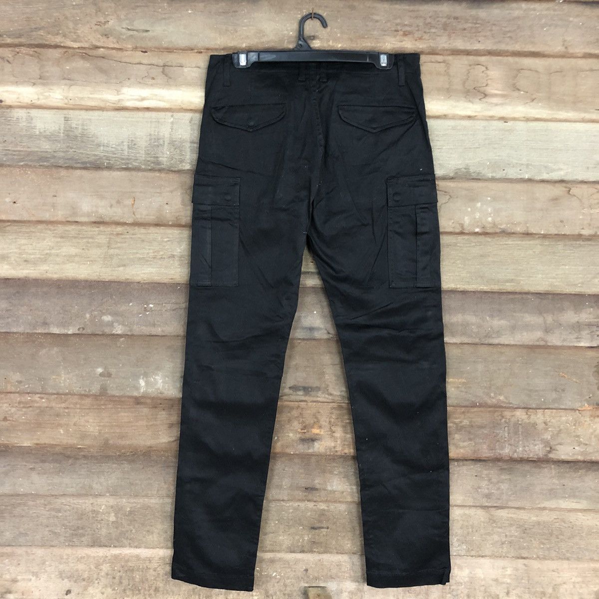 Japanese Brand Back Number Black utility Multipocket Cargo Pants #2995 Size US 30 / EU 46 - 9 Thumbnail