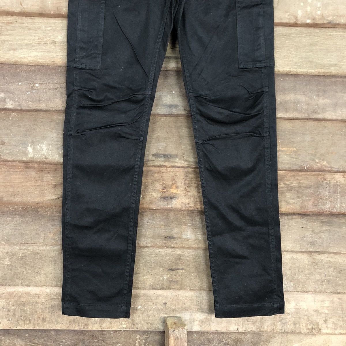 Japanese Brand Back Number Black utility Multipocket Cargo Pants #2995 Size US 30 / EU 46 - 3 Thumbnail