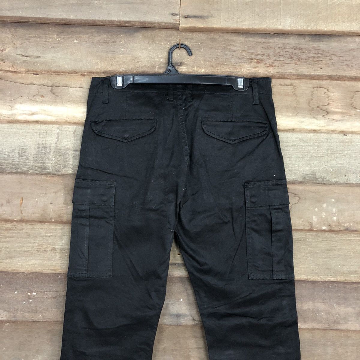 Japanese Brand Back Number Black utility Multipocket Cargo Pants #2995 Size US 30 / EU 46 - 10 Thumbnail