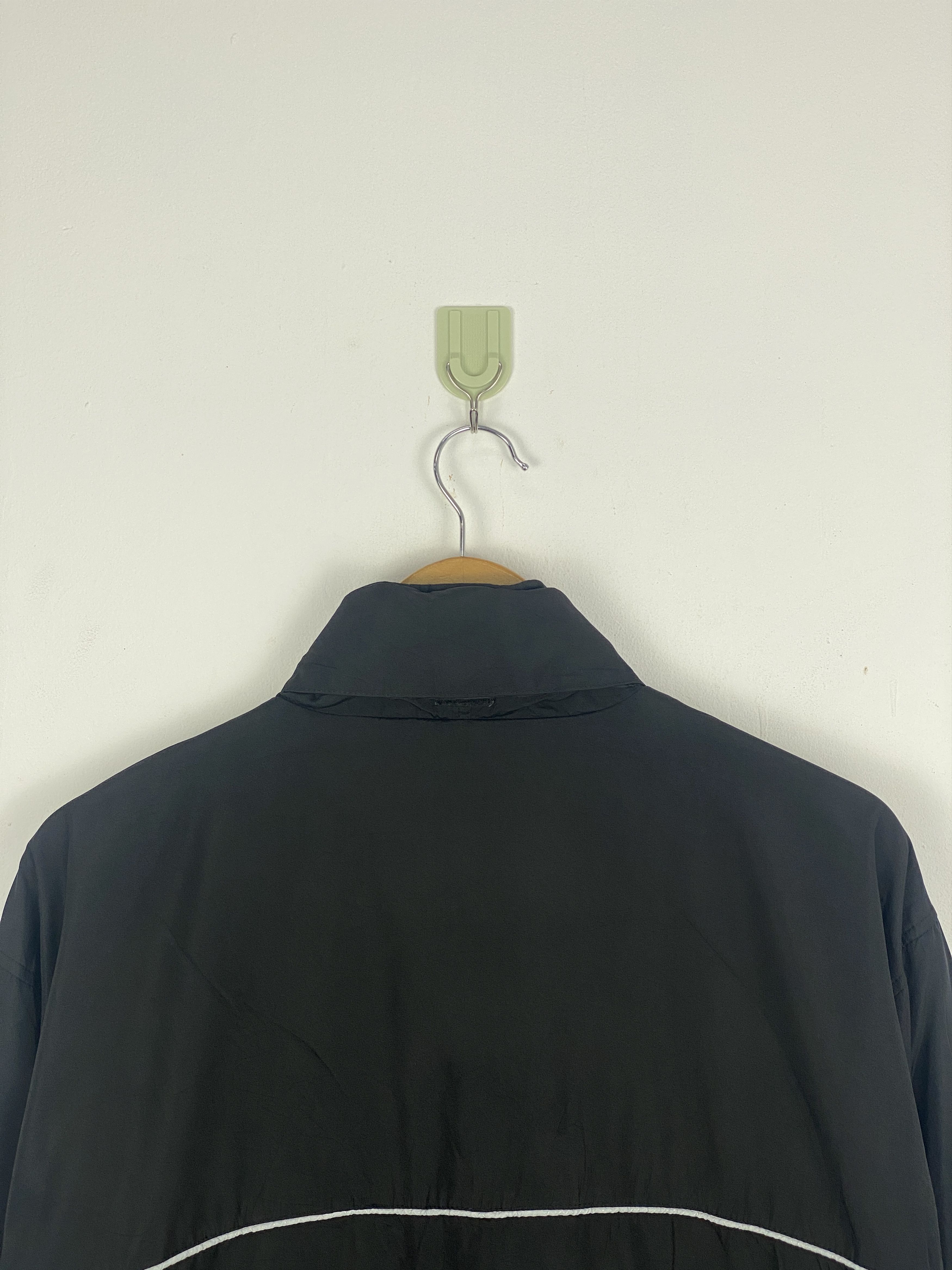 Vintage First Down Zipper Ups Jacket Black AH0066