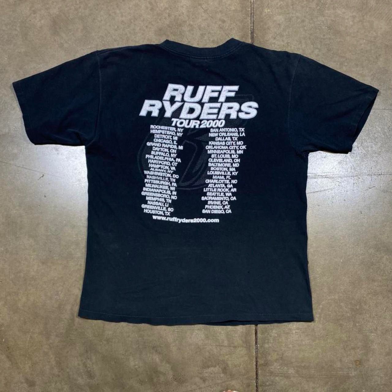 Rap Tees × Vintage Vintage 90s Y2K DMX Ruff Ryders Rap Tee Band Sun Faded RARE Size US L / EU 52-54 / 3 - 3 Thumbnail
