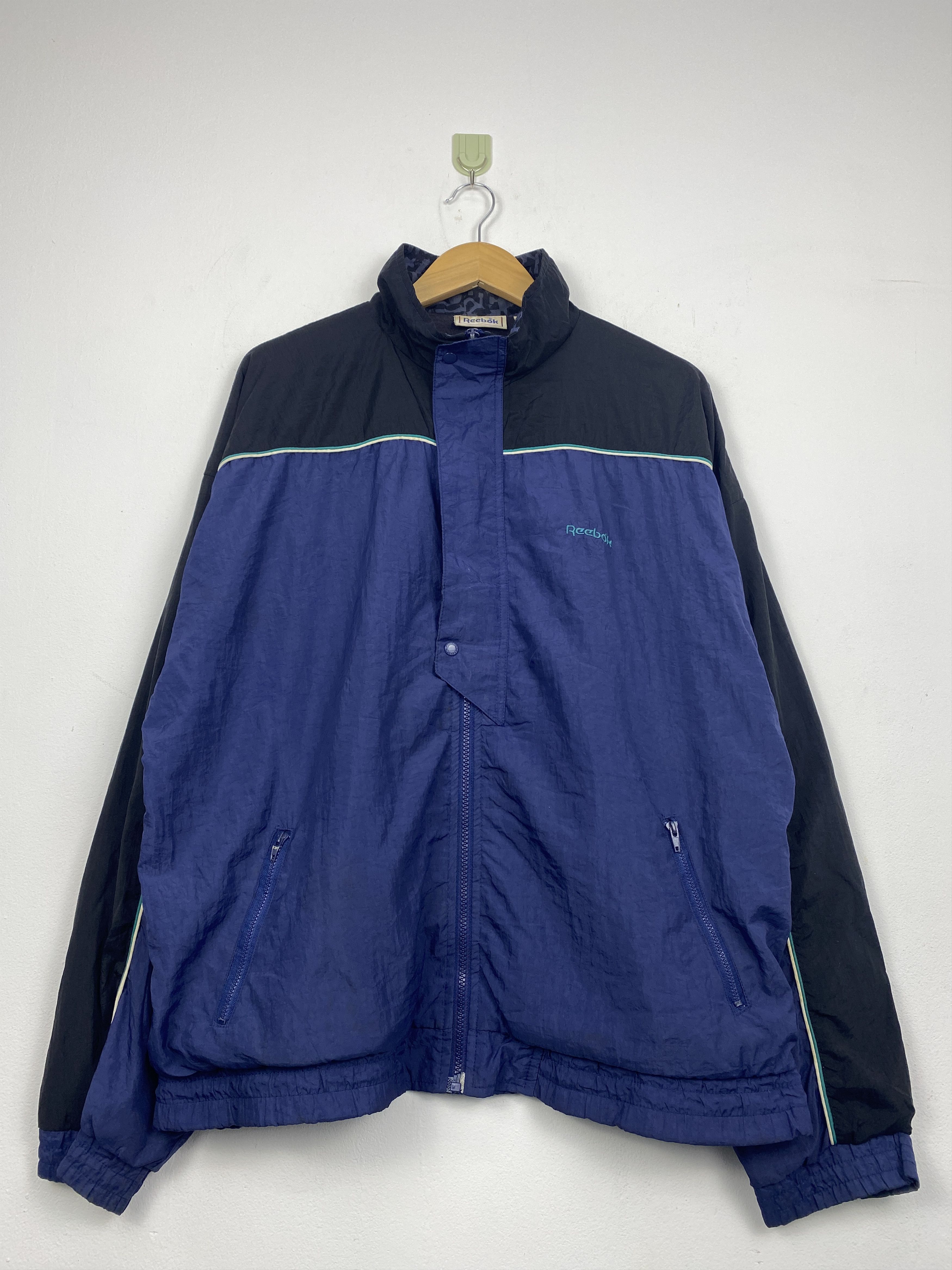 Reebok Rare 80s Vintage Reebok Zipper Ups Jacket AH0082 Size US L / EU 52-54 / 3 - 1 Thumbnail