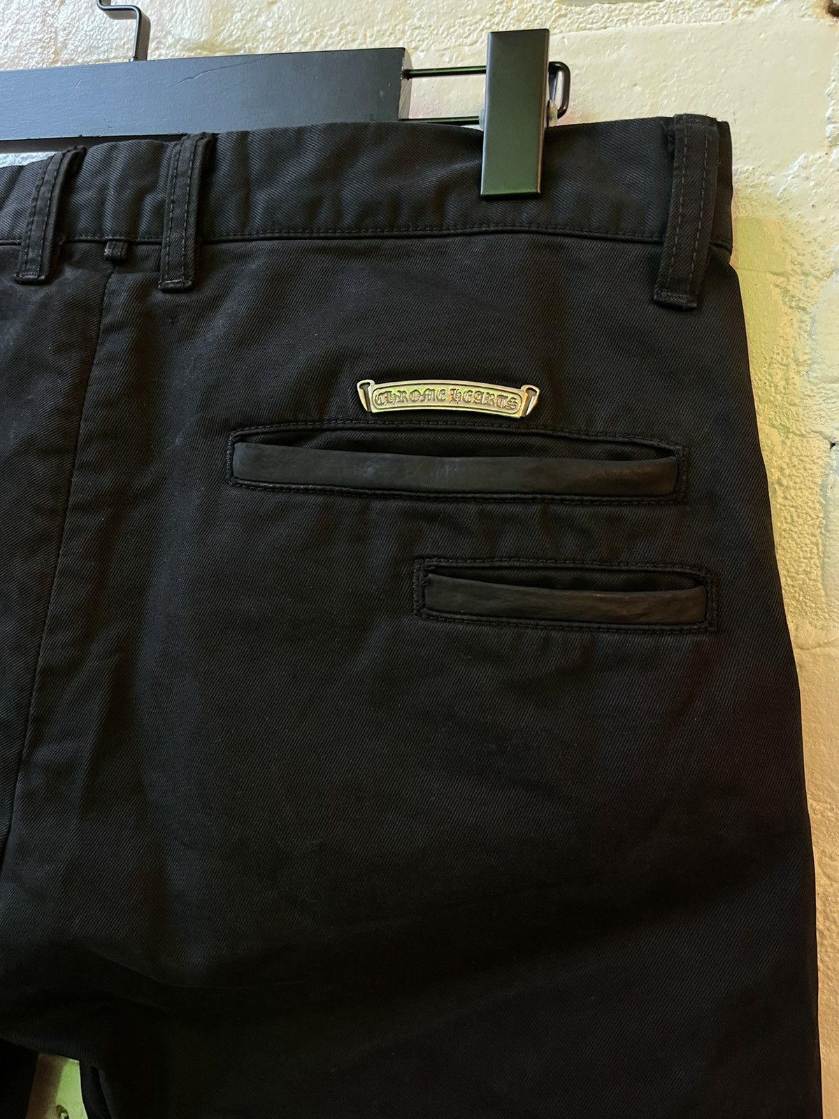 Chrome Hearts Chrome Hearts Black Chino Skater Jeans Pants Fit 31 or 32 Size US 33 - 7 Thumbnail