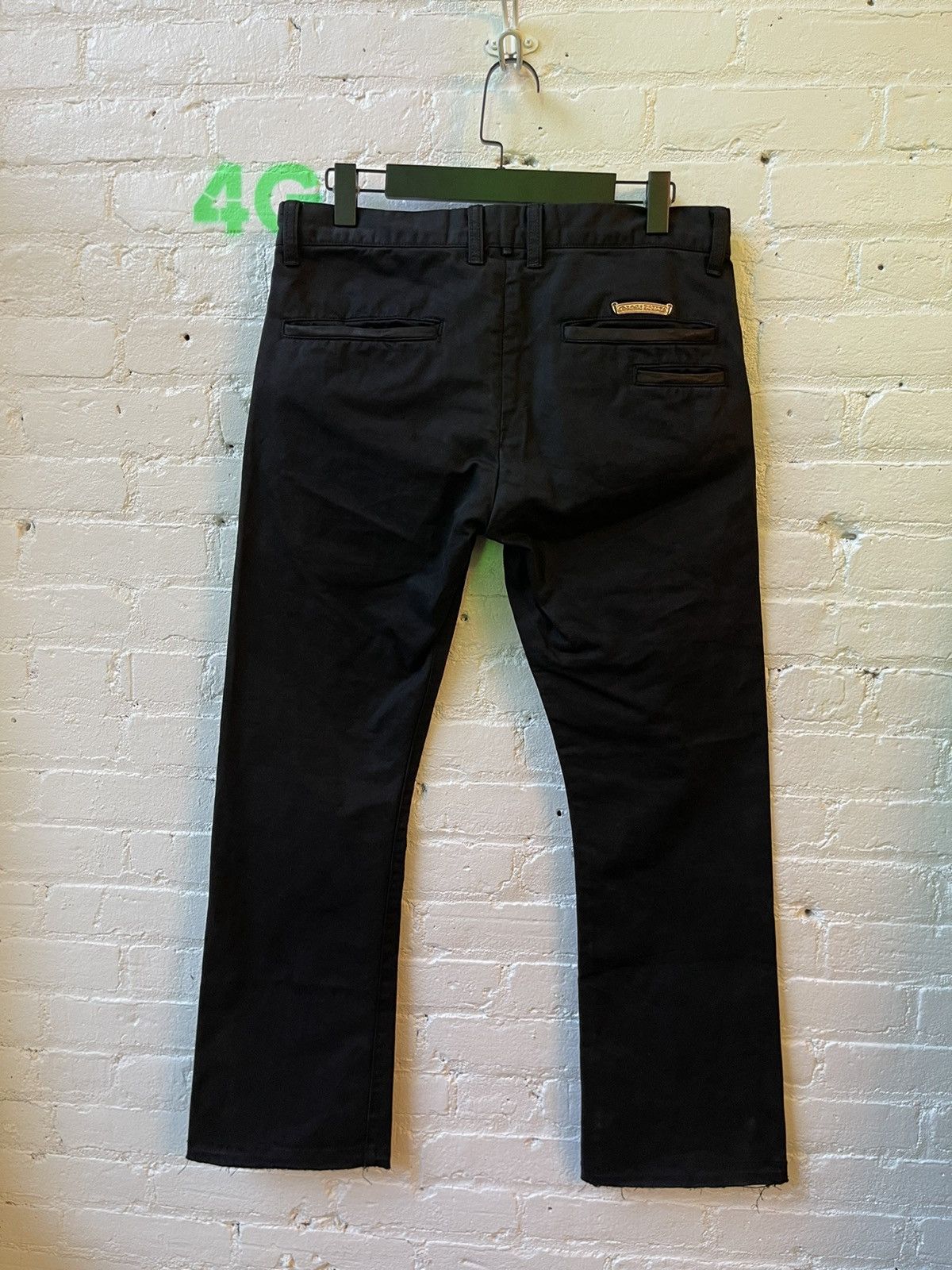 Chrome Hearts Chrome Hearts Black Chino Skater Jeans Pants Fit 31 or 32 Size US 33 - 6 Thumbnail