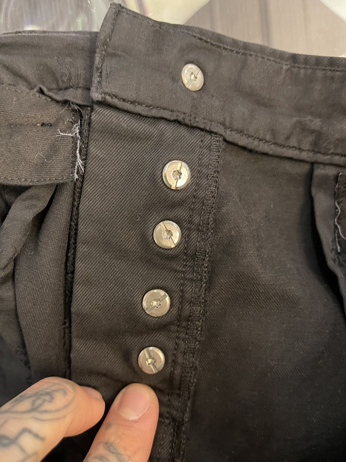 Chrome Hearts Chrome Hearts Black Chino Skater Jeans Pants Fit 31 or 32 Size US 33 - 10 Thumbnail