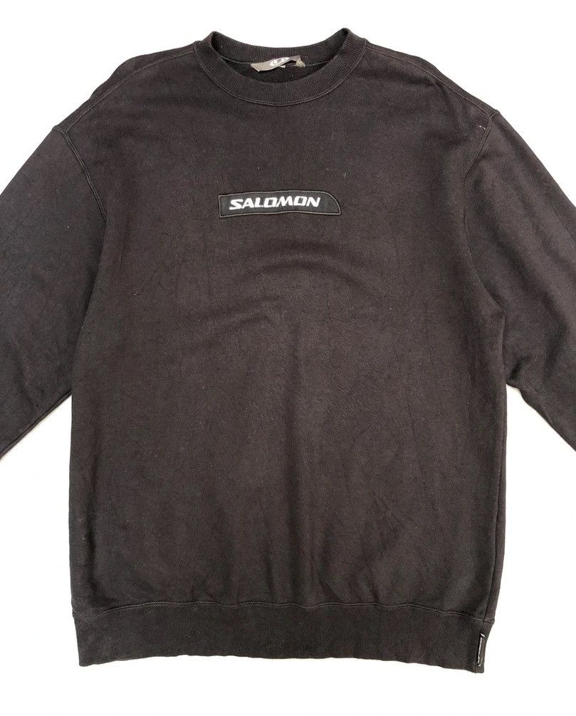 Salomon × Vintage Salomon Supreme Box Logo Style Sweatshirt Size US M / EU 48-50 / 2 - 3 Thumbnail