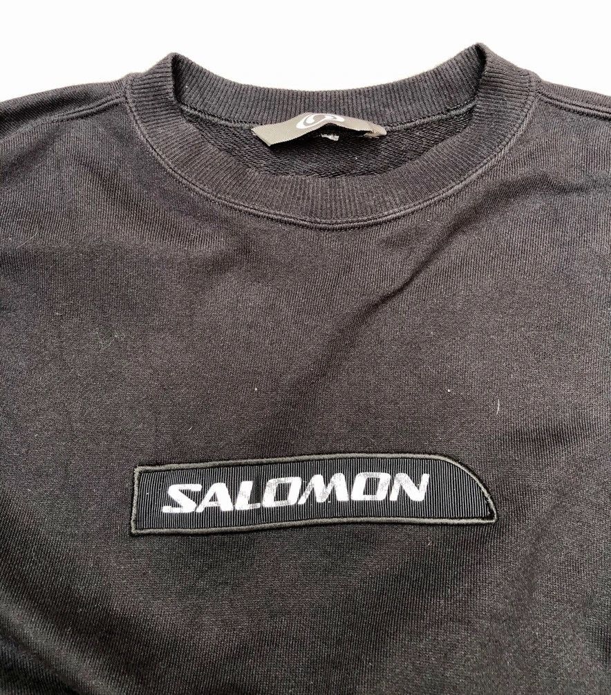 Salomon × Vintage Salomon Supreme Box Logo Style Sweatshirt Size US M / EU 48-50 / 2 - 1 Thumbnail