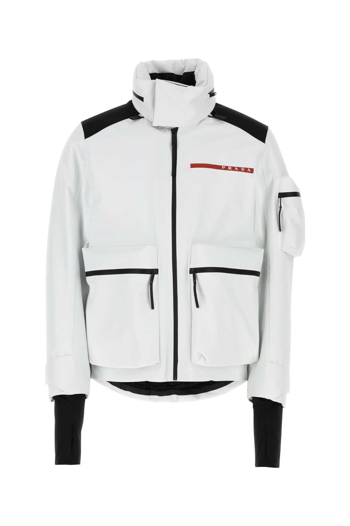 Prada Pure White Technical Ski Jacket - Extra Large – Holsales