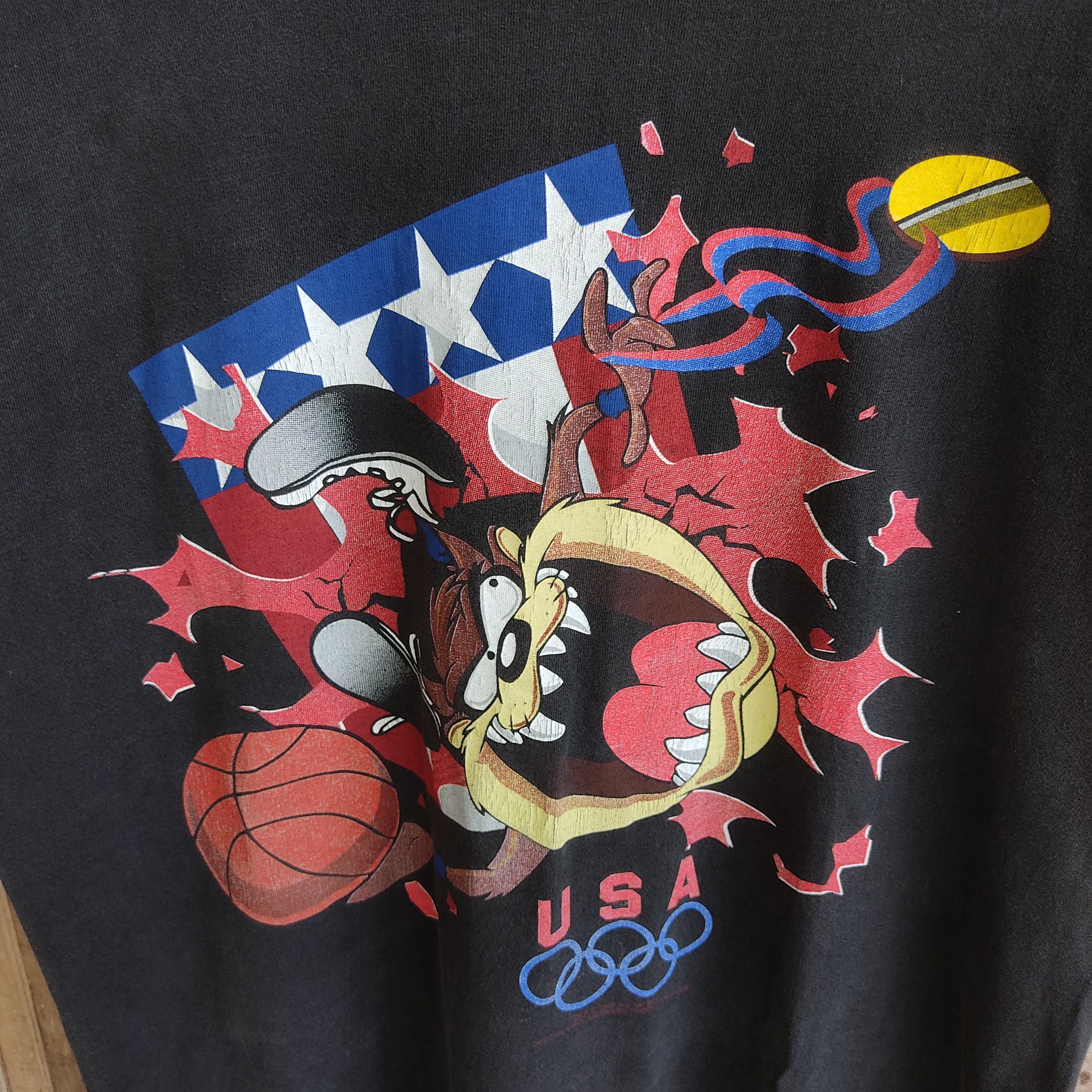 Vintage × Warner Bros Vintage 90s Tazmania T Shirt usa Size US L / EU 52-54 / 3 - 4 Thumbnail