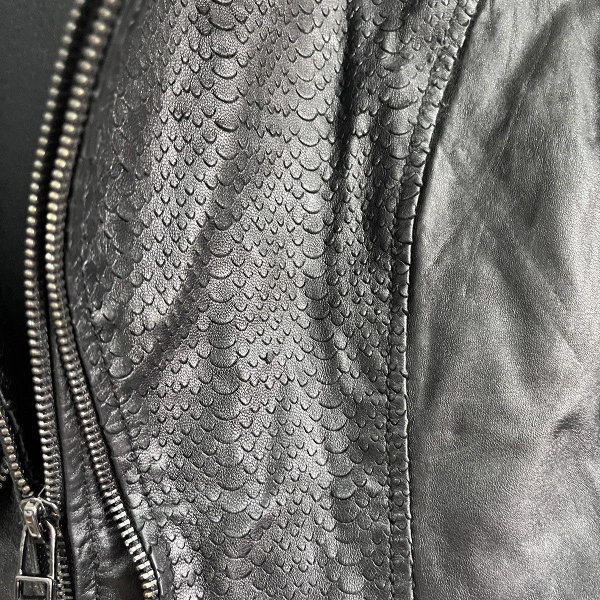Seditionaries Snake Pattern Jessi New York Biker Jacket Size S / US 4 / IT 40 - 7 Thumbnail