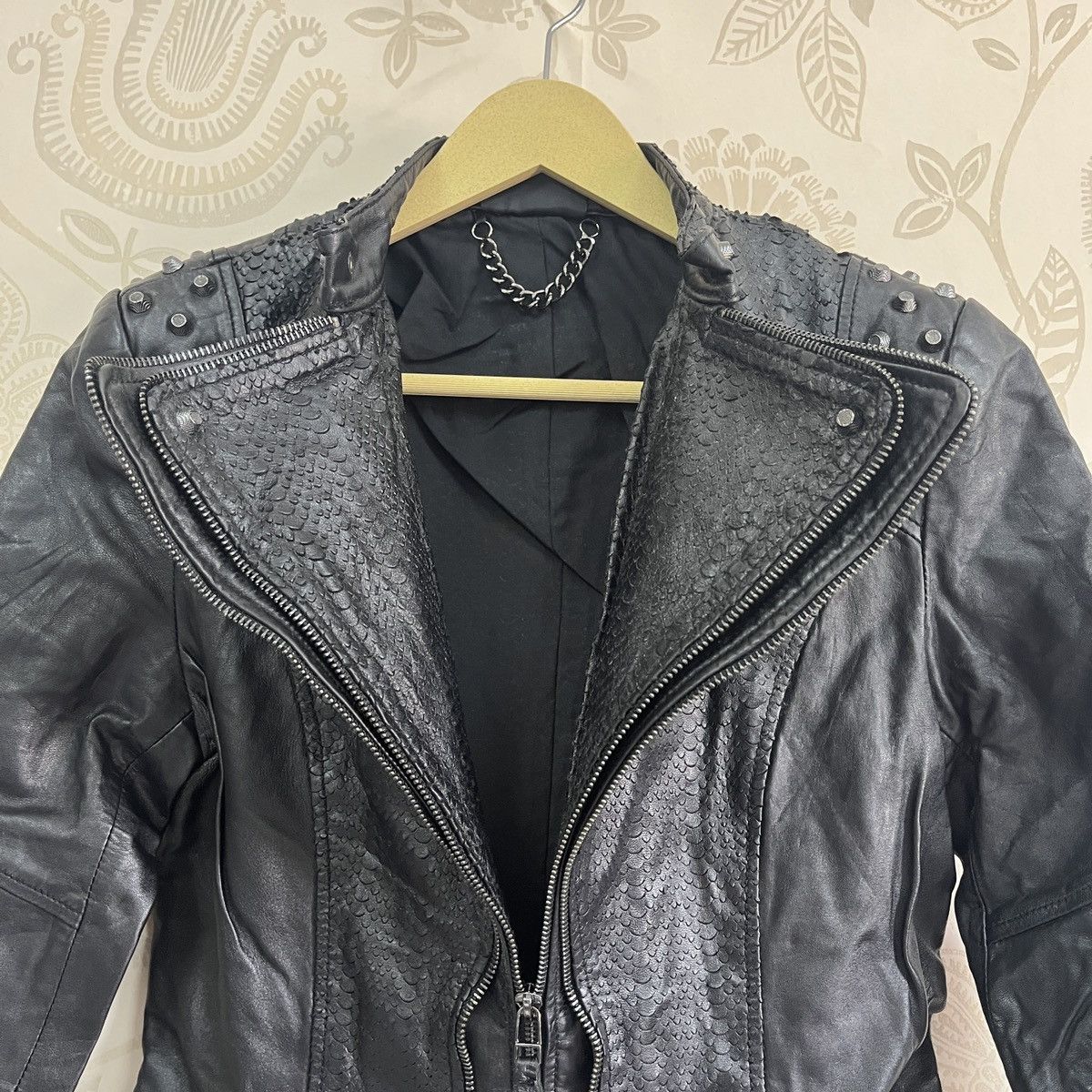 Seditionaries Snake Pattern Jessi New York Biker Jacket Size S / US 4 / IT 40 - 19 Thumbnail