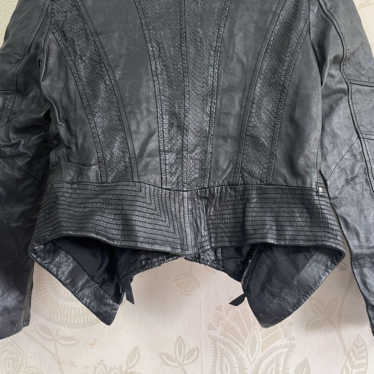Seditionaries Snake Pattern Jessi New York Biker Jacket Size S / US 4 / IT 40 - 12 Thumbnail