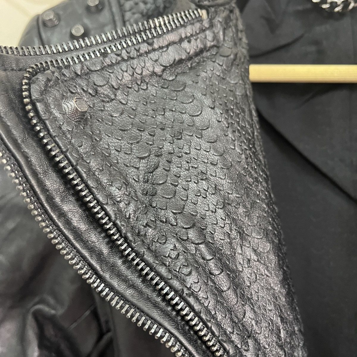 Seditionaries Snake Pattern Jessi New York Biker Jacket Size S / US 4 / IT 40 - 8 Thumbnail