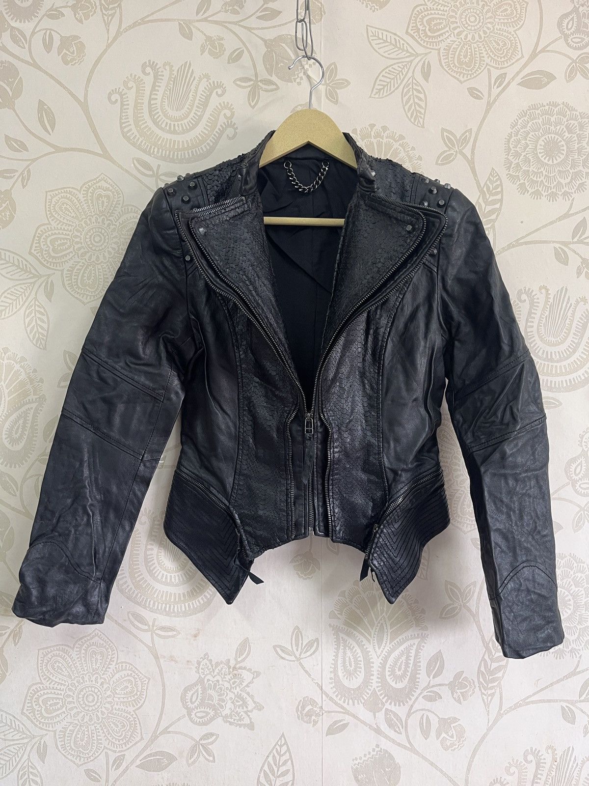 Seditionaries Snake Pattern Jessi New York Biker Jacket Size S / US 4 / IT 40 - 21 Thumbnail