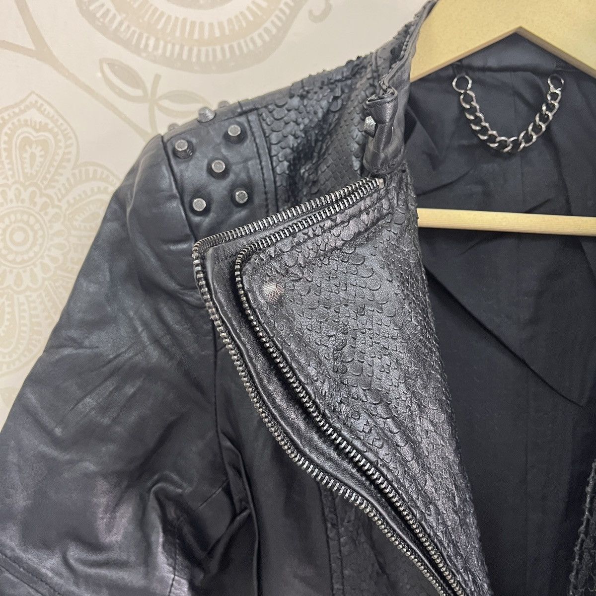 Seditionaries Snake Pattern Jessi New York Biker Jacket Size S / US 4 / IT 40 - 10 Thumbnail