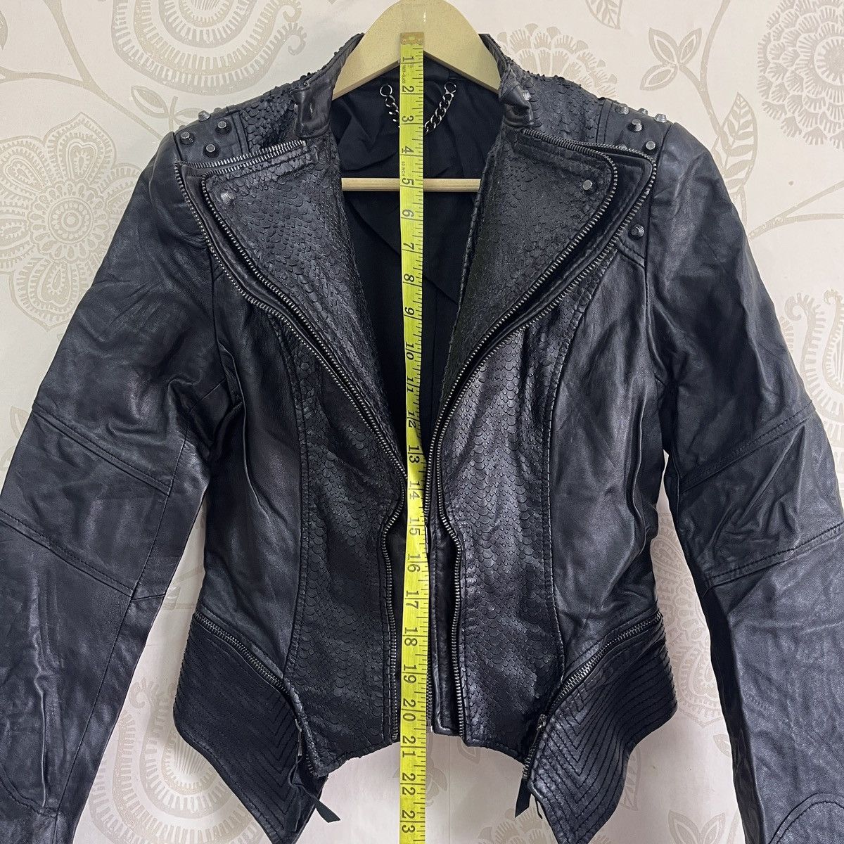 Seditionaries Snake Pattern Jessi New York Biker Jacket Size S / US 4 / IT 40 - 2 Thumbnail