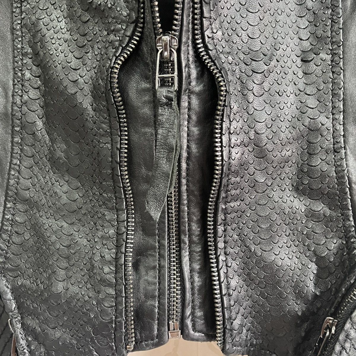 Seditionaries Snake Pattern Jessi New York Biker Jacket Size S / US 4 / IT 40 - 9 Thumbnail