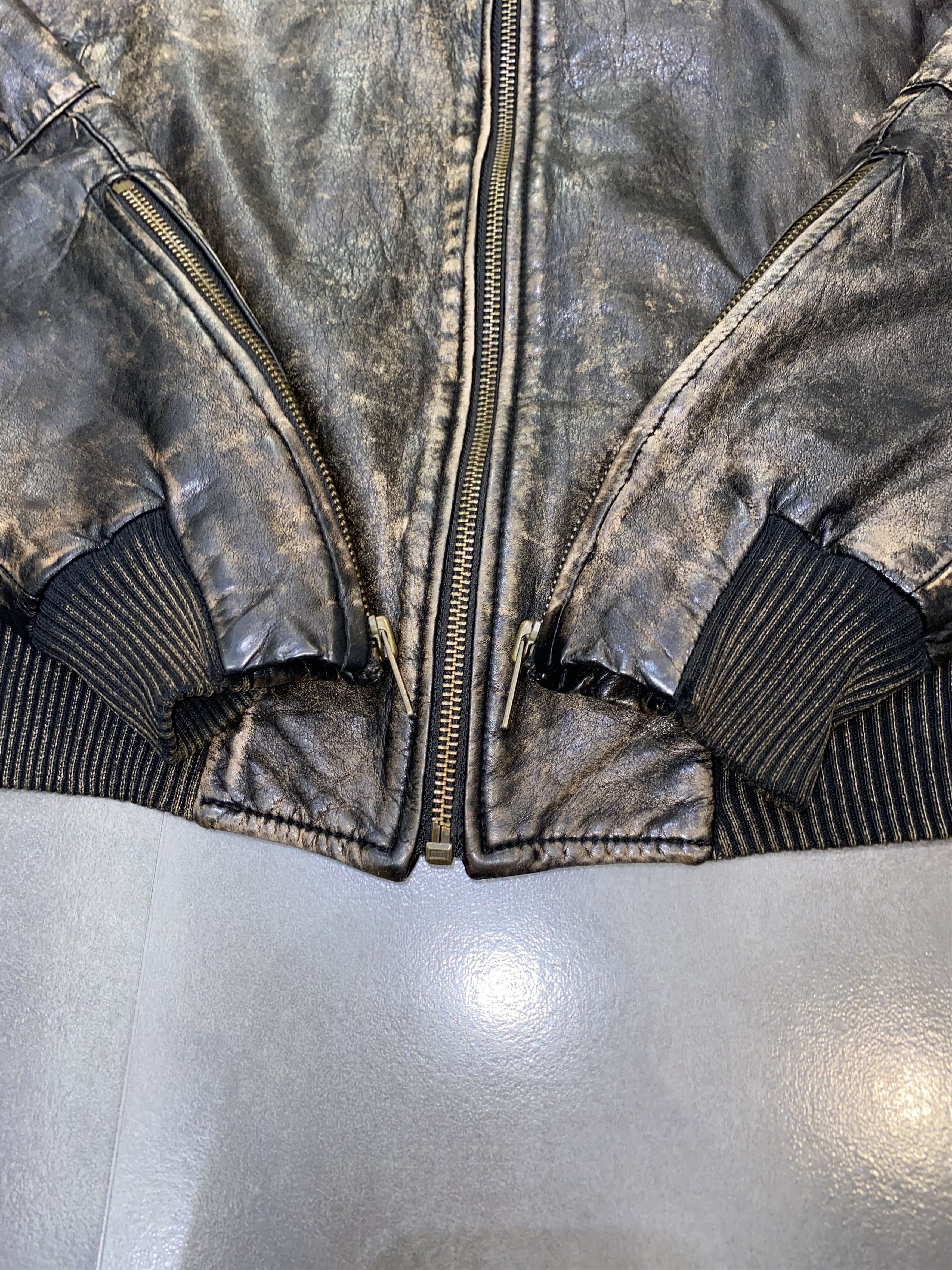 Ksubi Archive Ksubi Distressed Zipped Biker Leather Jacket Size US M / EU 48-50 / 2 - 12 Thumbnail