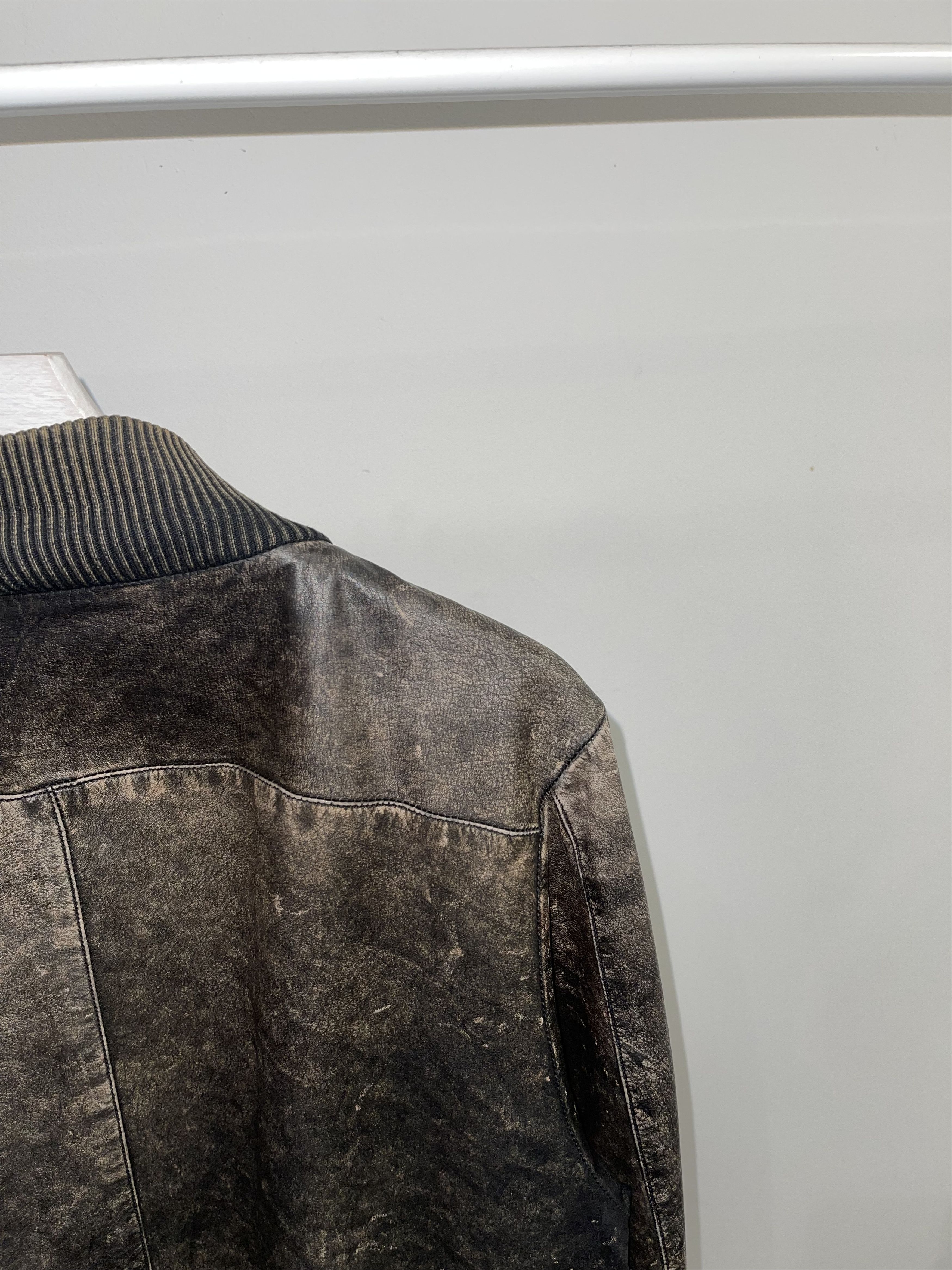 Ksubi Archive Ksubi Distressed Zipped Biker Leather Jacket Size US M / EU 48-50 / 2 - 5 Thumbnail