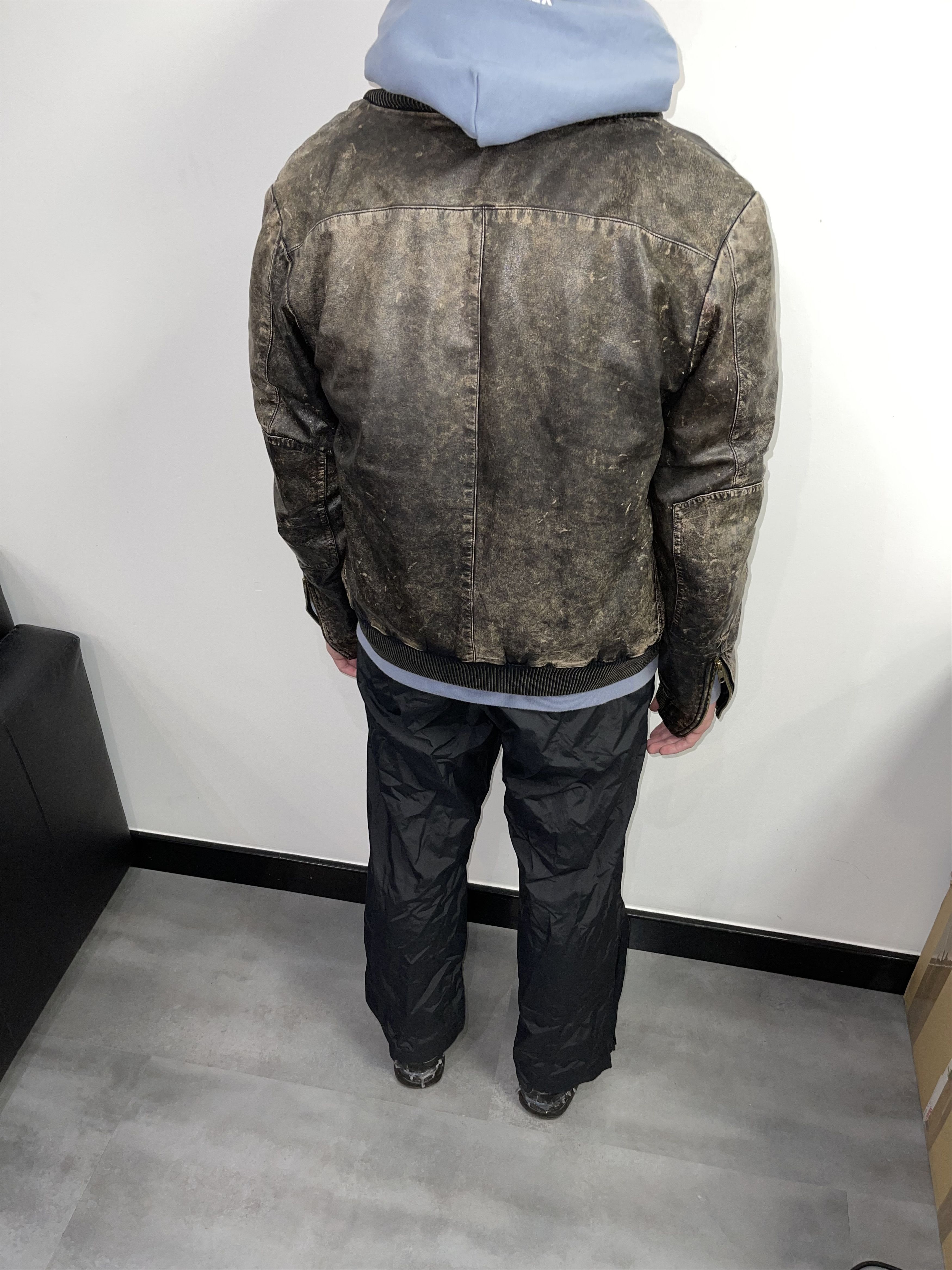 Ksubi Archive Ksubi Distressed Zipped Biker Leather Jacket Size US M / EU 48-50 / 2 - 8 Thumbnail