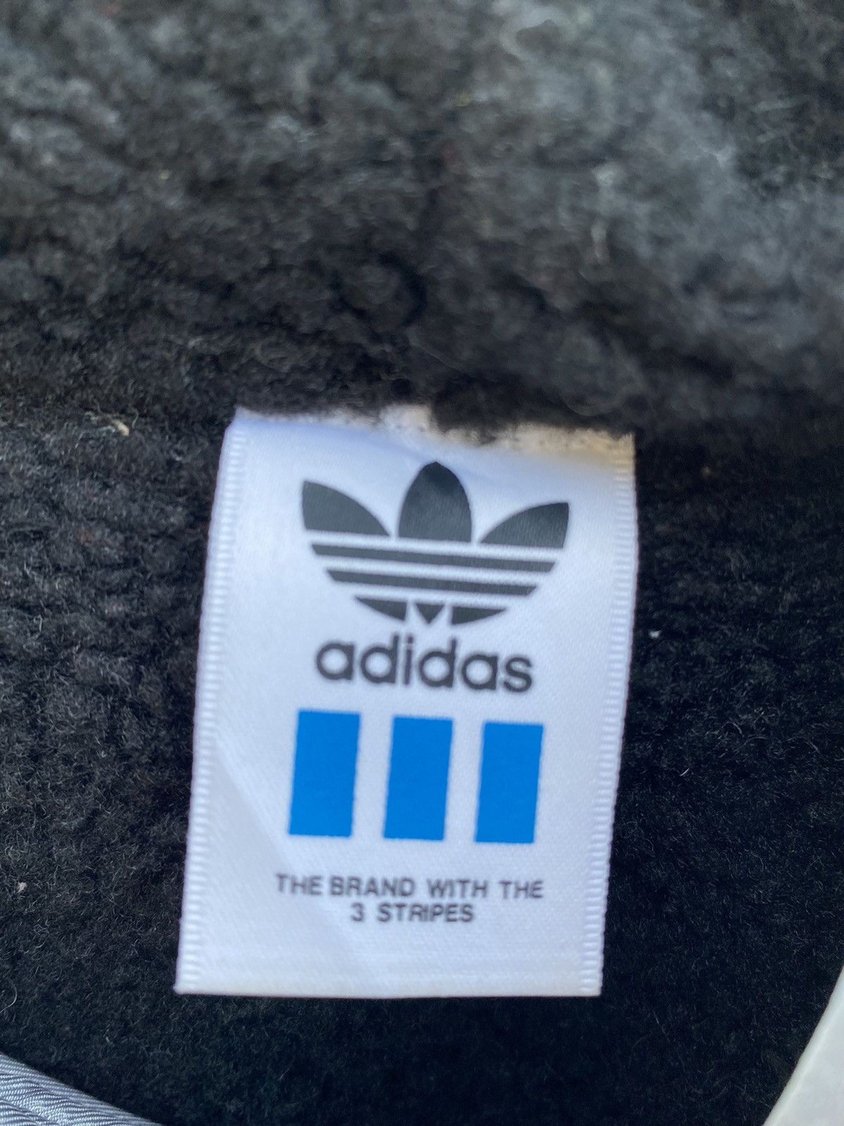 Adidas 90s Adidas Trefoil Sherpa Jacket Size US M / EU 48-50 / 2 - 6 Thumbnail