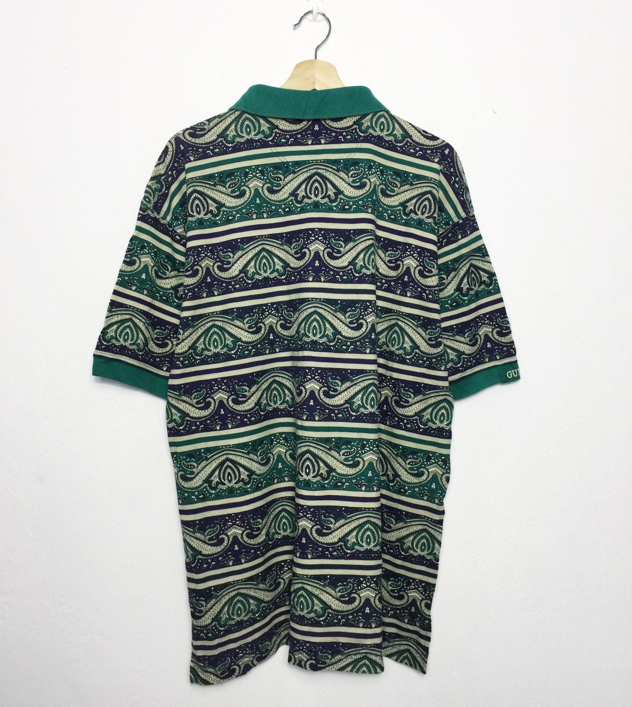 Guess Rare Vintage 90s Guess Country Club Collar Tees Size US L / EU 52-54 / 3 - 8 Thumbnail