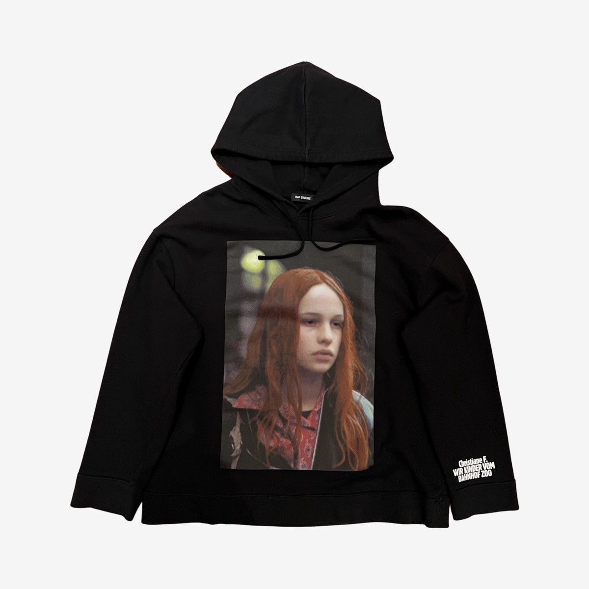 Raf Simons Christiane F Wet Hair Zip Hoodie | Grailed