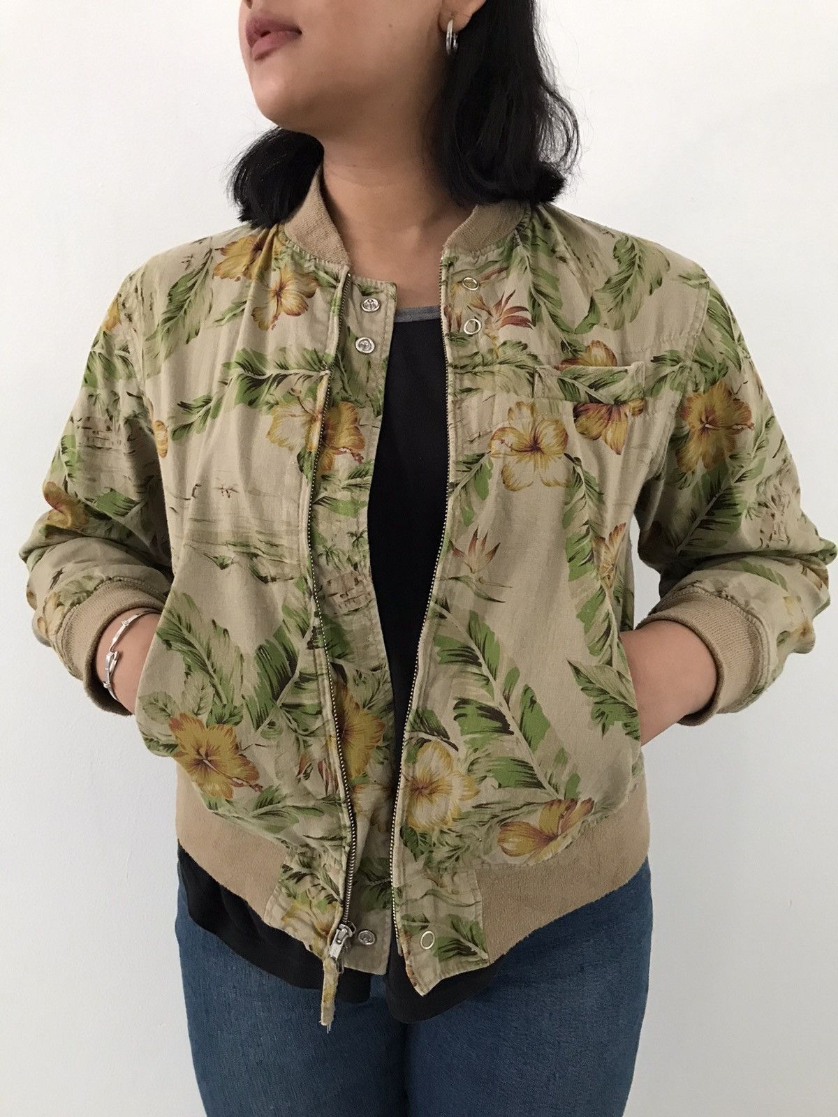 Engineered Garments FWK by Engineered Garment Aviator floral linen Jacket Size M / US 6-8 / IT 42-44 - 7 Thumbnail