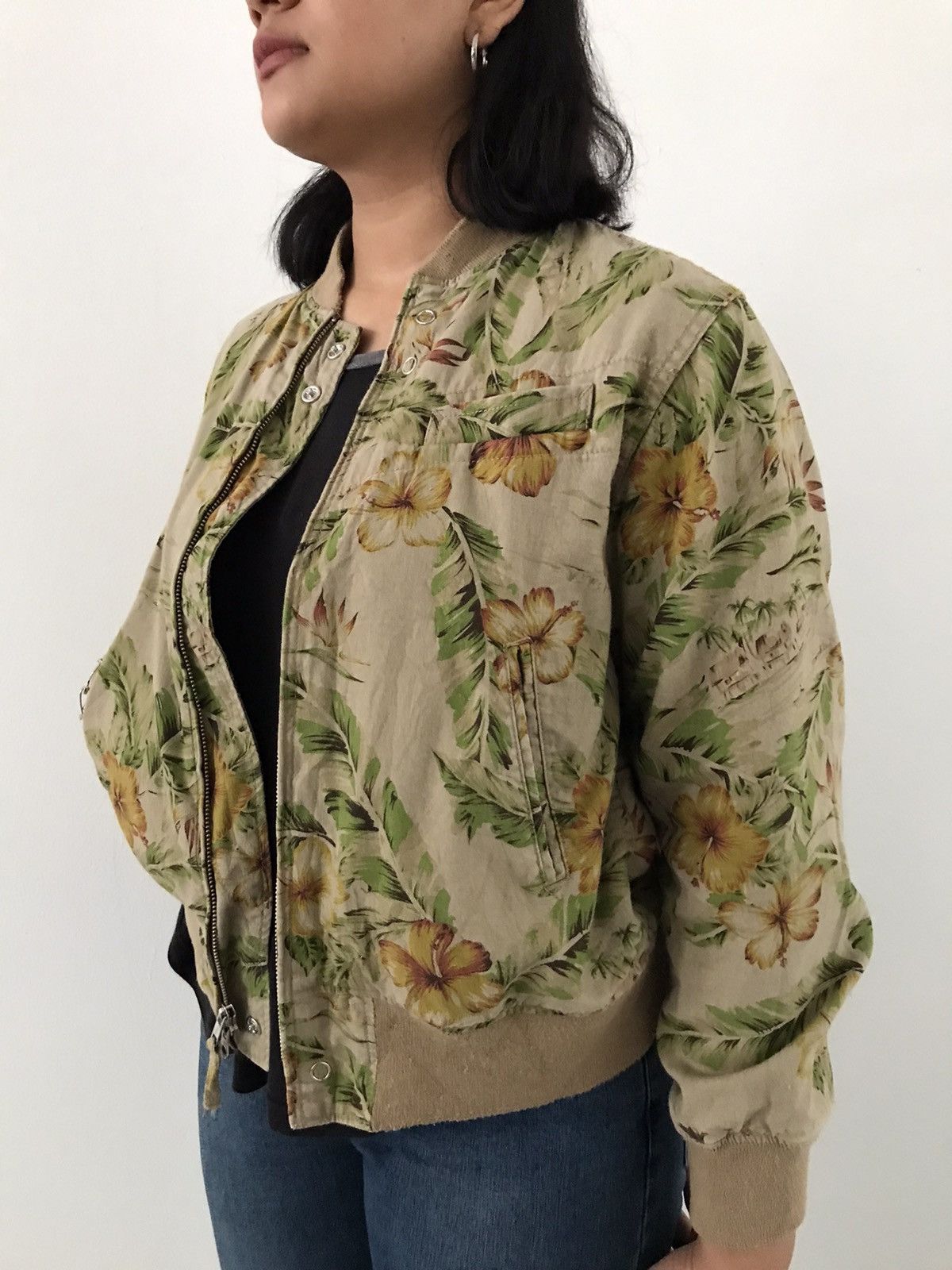 Engineered Garments FWK by Engineered Garment Aviator floral linen Jacket Size M / US 6-8 / IT 42-44 - 8 Thumbnail