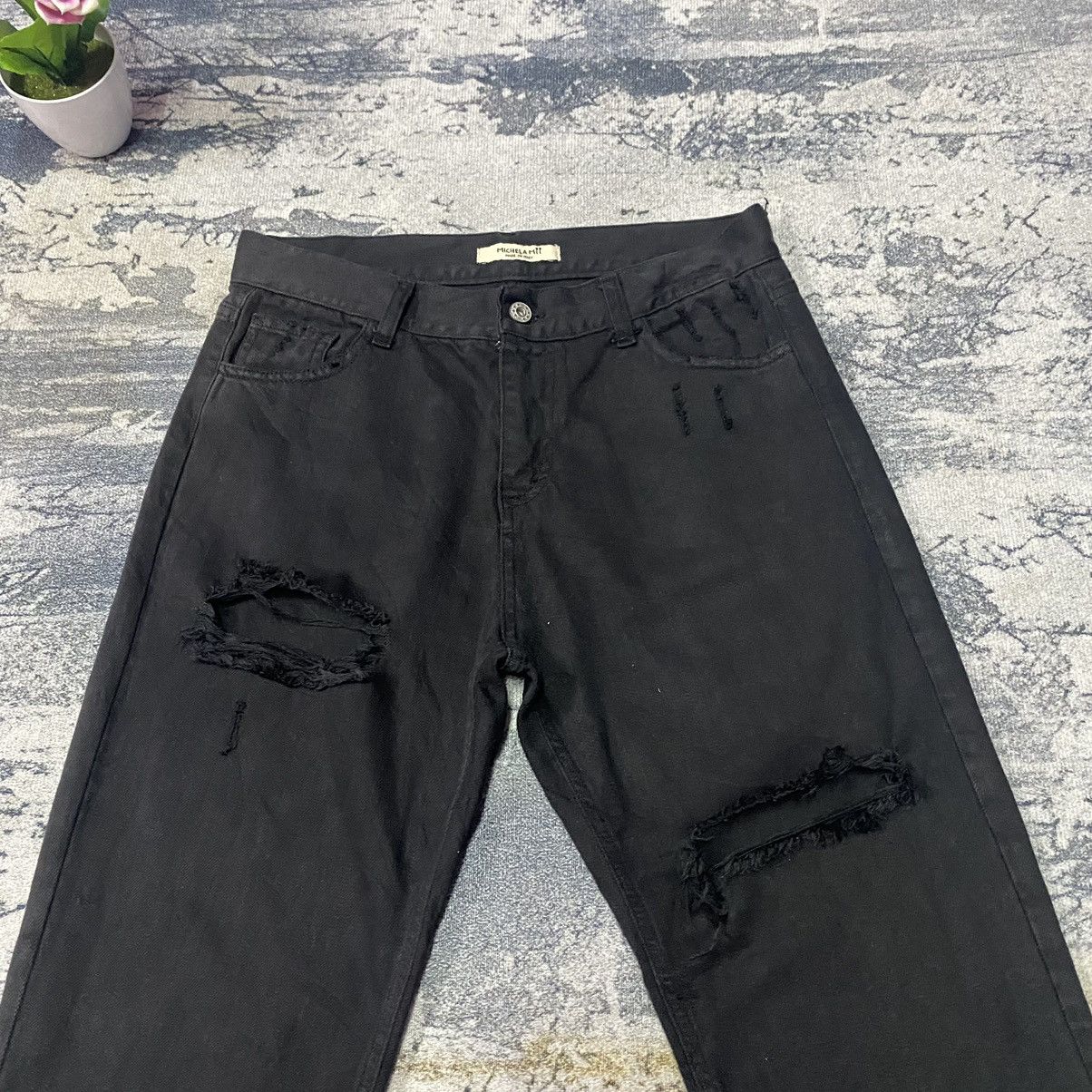 Designer × Vintage Vintage Designer Michela Mii Stracatble Distressed Jeans Size US 30 / EU 46 - 4 Thumbnail