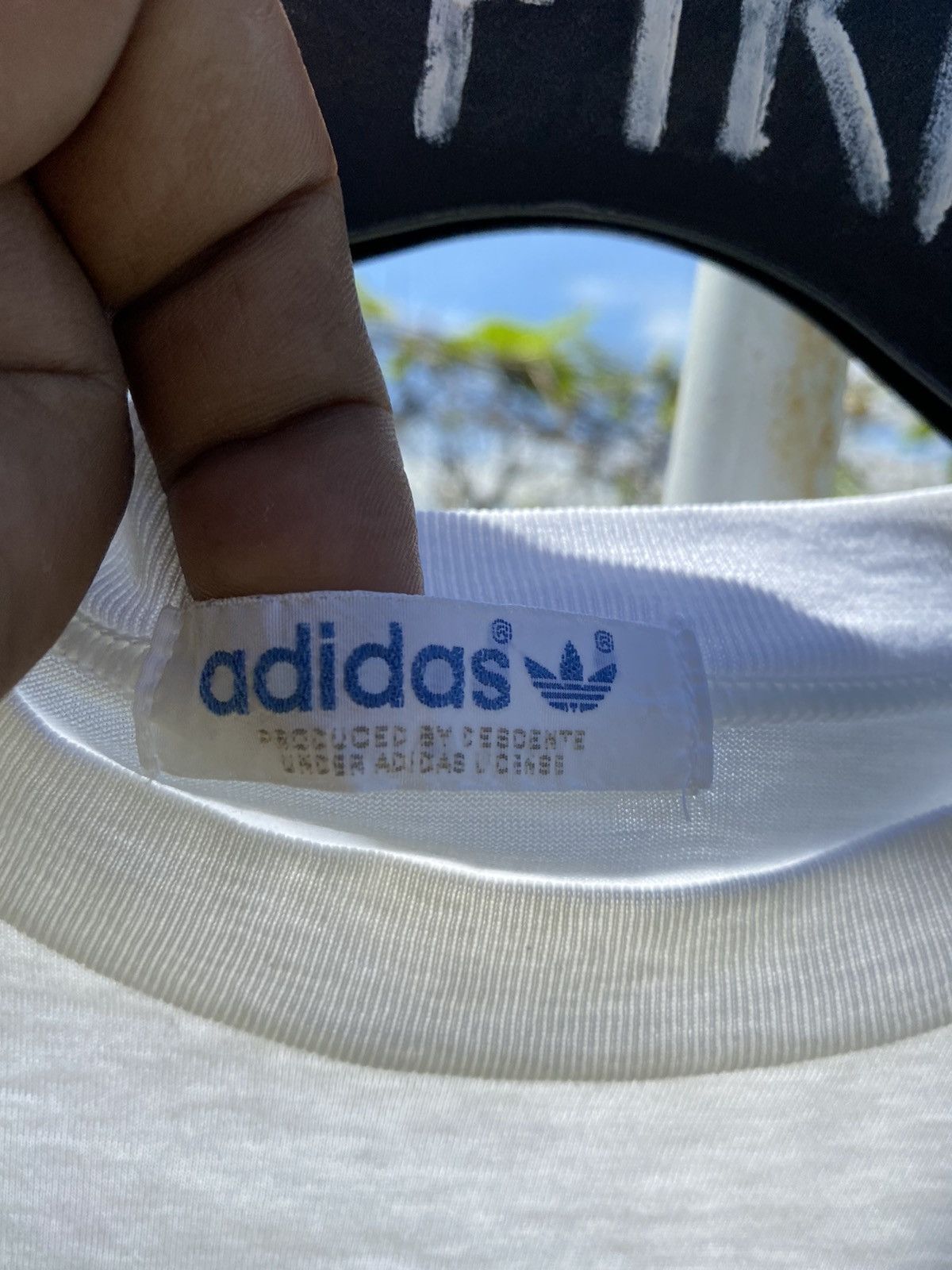 Adidas Vintage 80s Adidas Trefoil Descente Small Logo Size US L / EU 52-54 / 3 - 5 Thumbnail