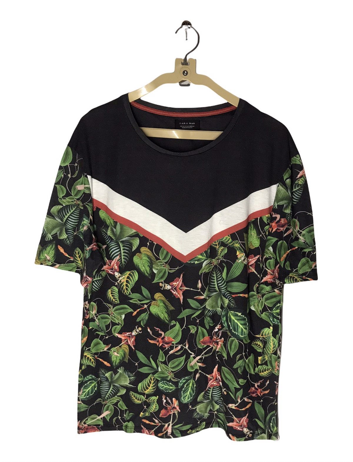 Zara Zara man flora tshirt Size US M / EU 48-50 / 2 - 1 Thumbnail
