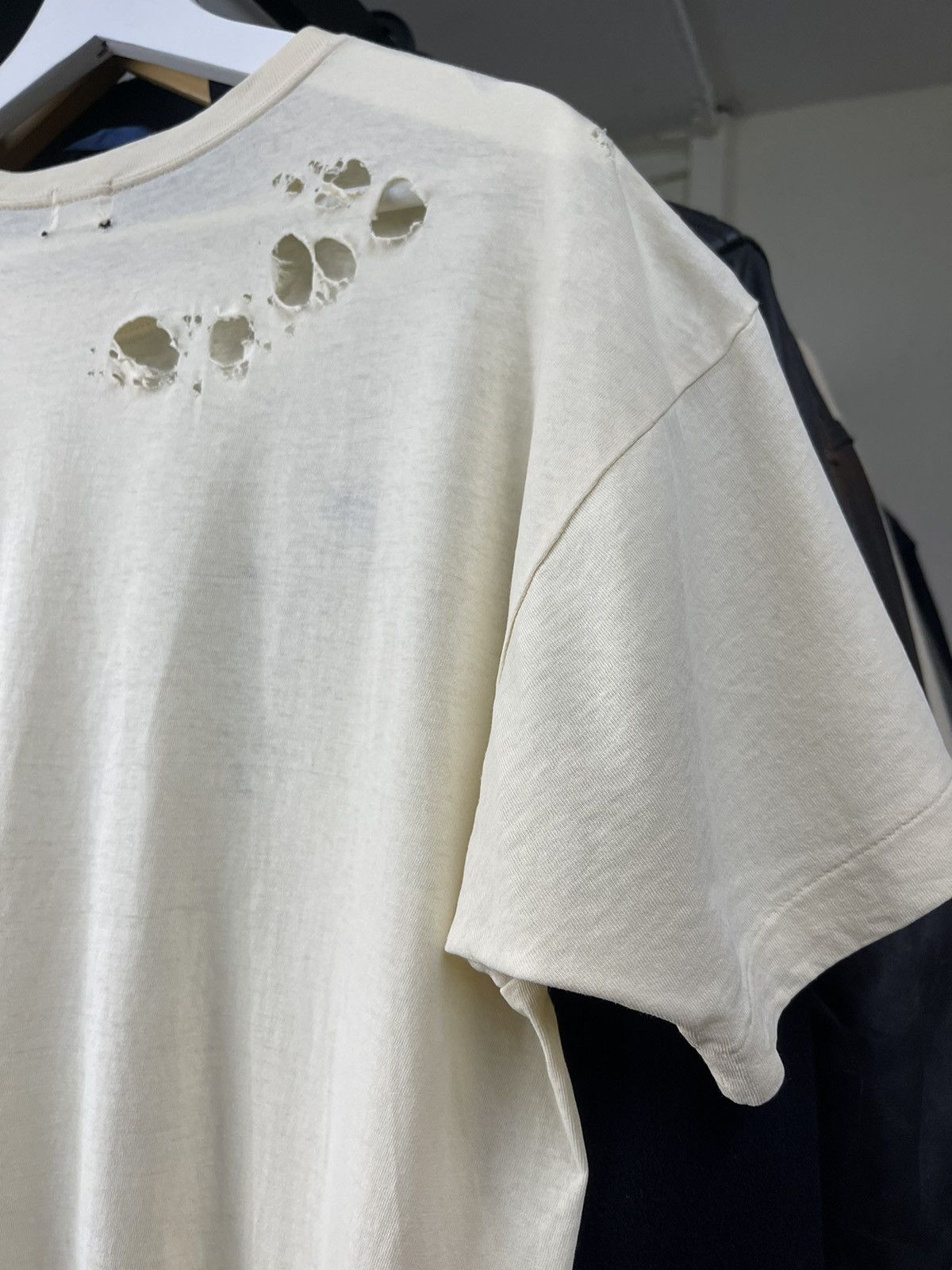 Issey Miyake Vintage Issey miyake Ripped Distressed Shirt Size US L / EU 52-54 / 3 - 8 Thumbnail