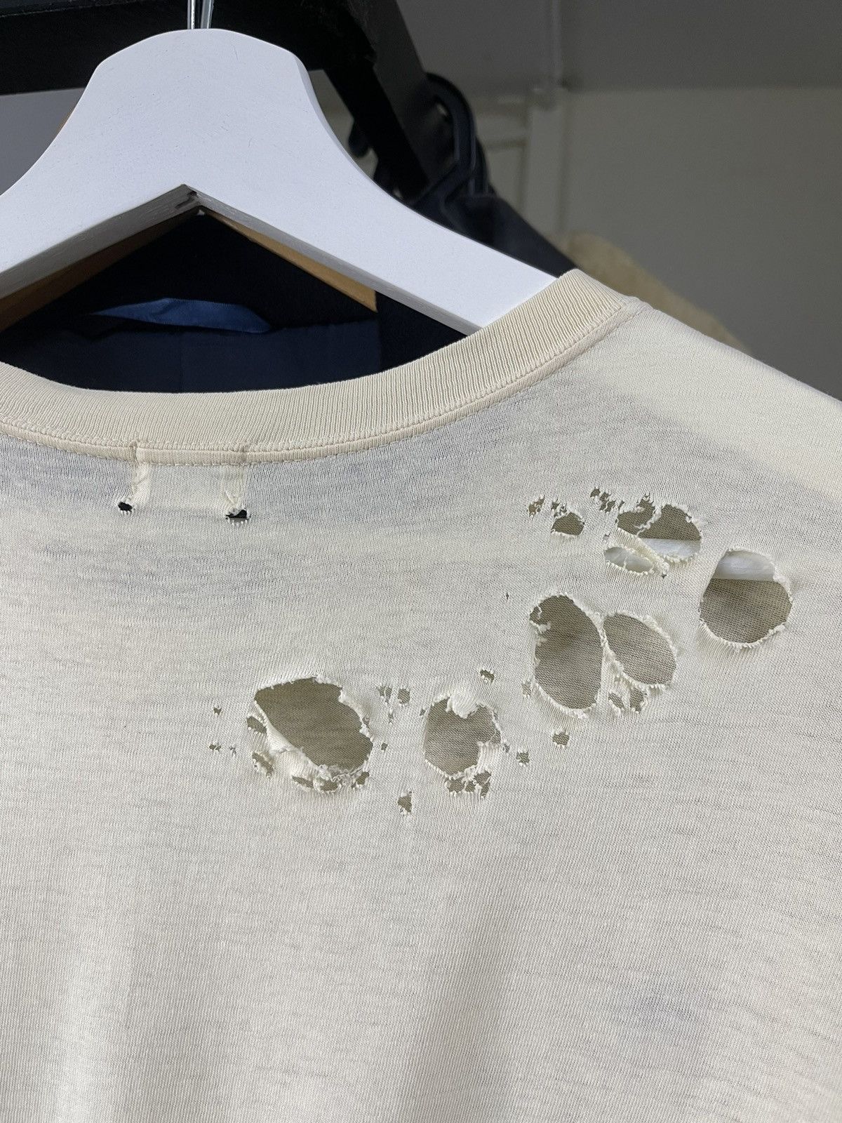 Issey Miyake Vintage Issey miyake Ripped Distressed Shirt Size US L / EU 52-54 / 3 - 10 Thumbnail