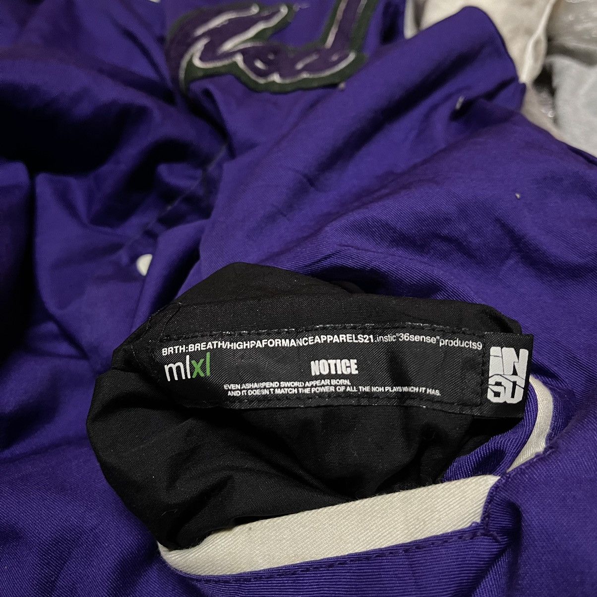 Number (N)ine Brthbreath reversible varsity jacket cotton Size US XL / EU 56 / 4 - 8 Thumbnail