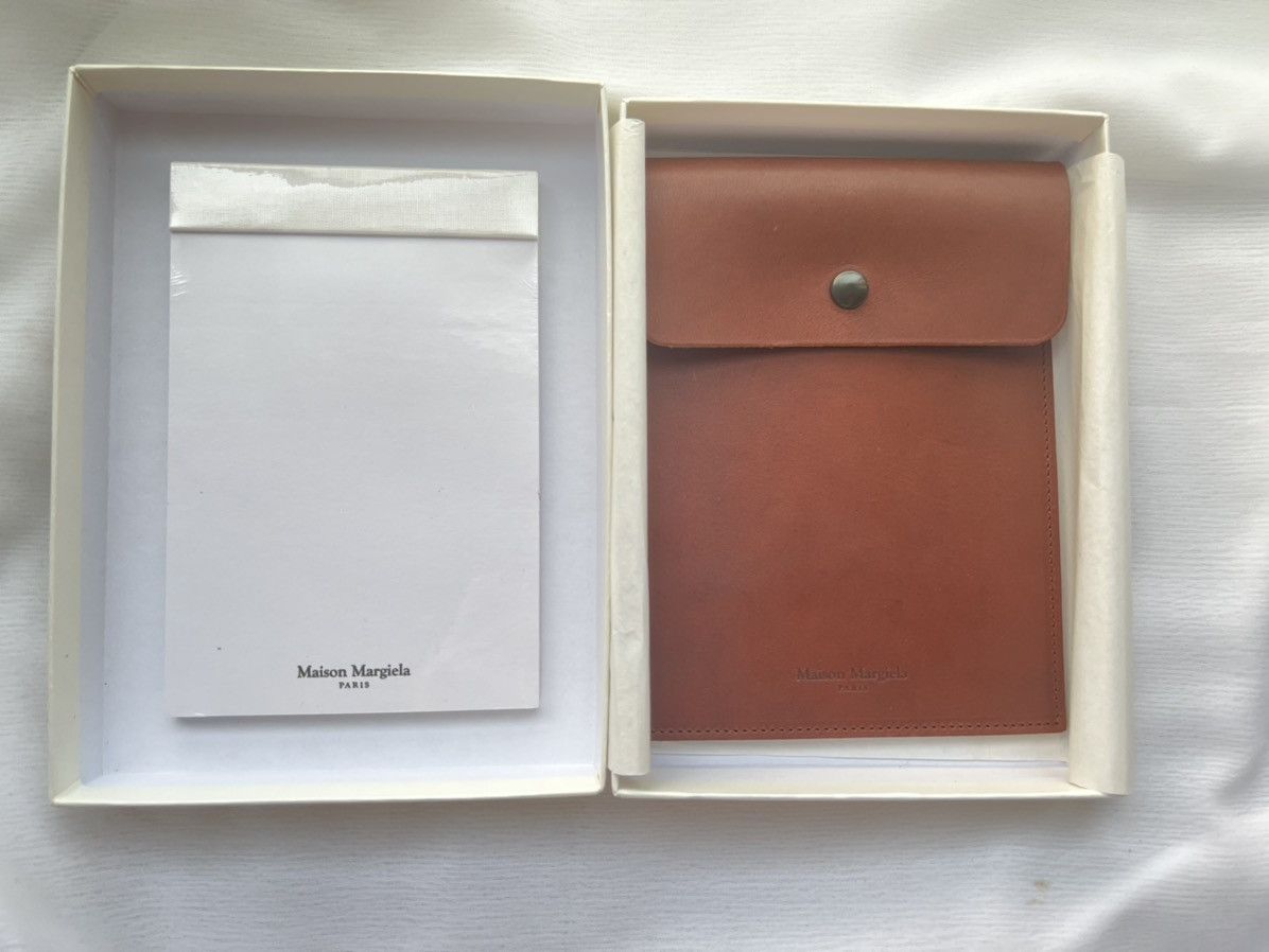 Maison Margiela Maison Margiela Leather document Case wallet with Note Pad Size ONE SIZE - 8 Thumbnail