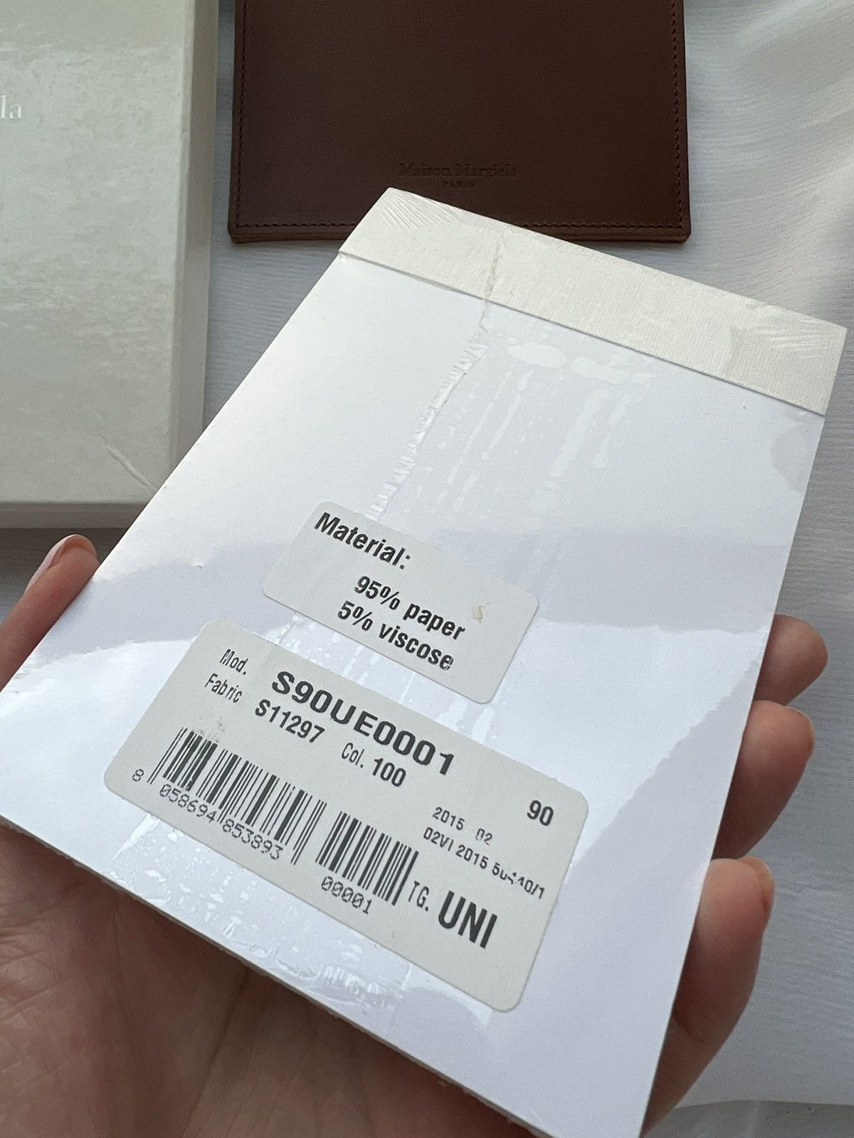 Maison Margiela Maison Margiela Leather document Case wallet with Note Pad Size ONE SIZE - 7 Thumbnail