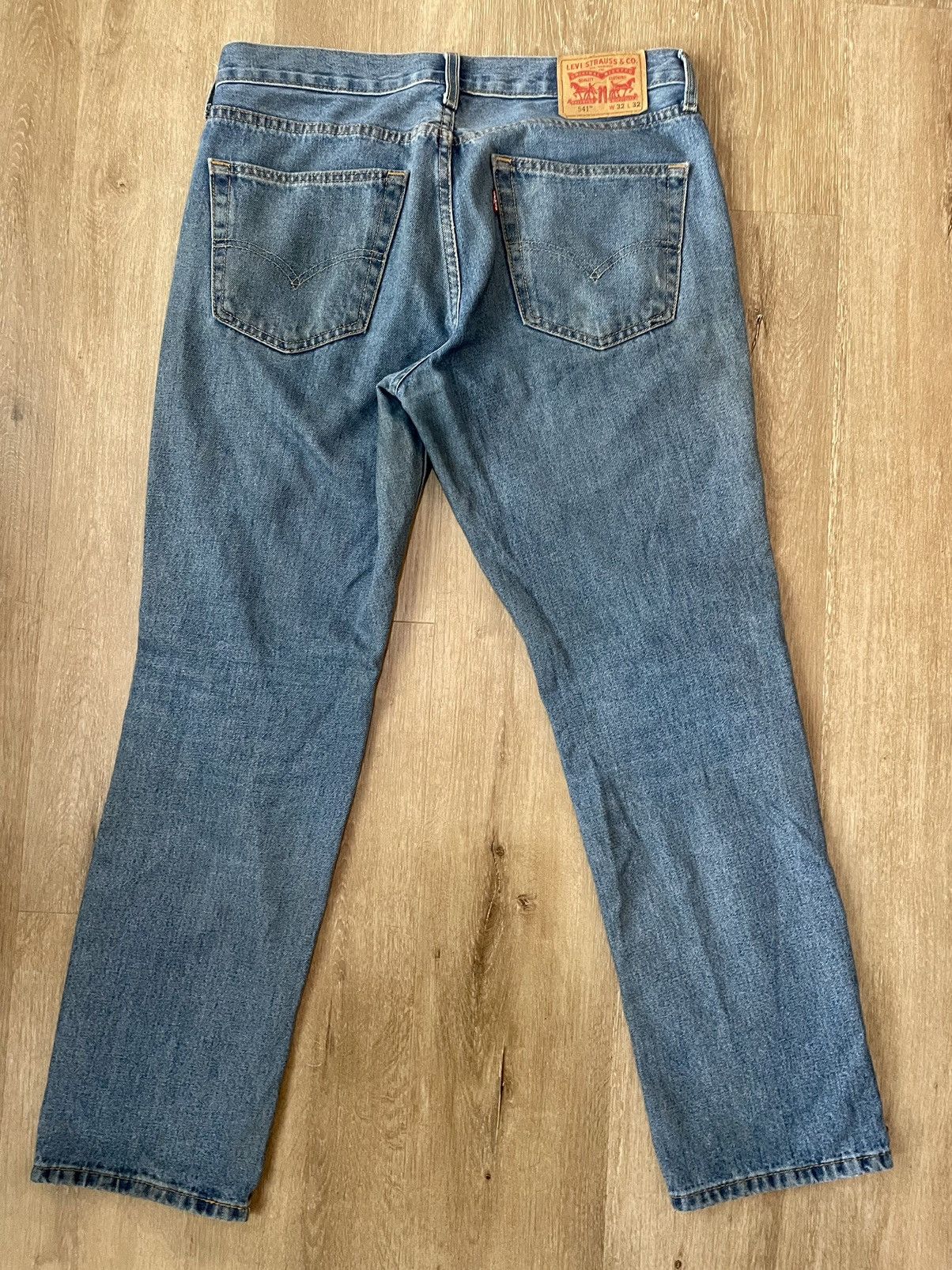 Levi's Levi’s 541 Mechanics Oil Stain Fade Wash Regular Jeans 32x32 Size US 34 / EU 50 - 5 Thumbnail