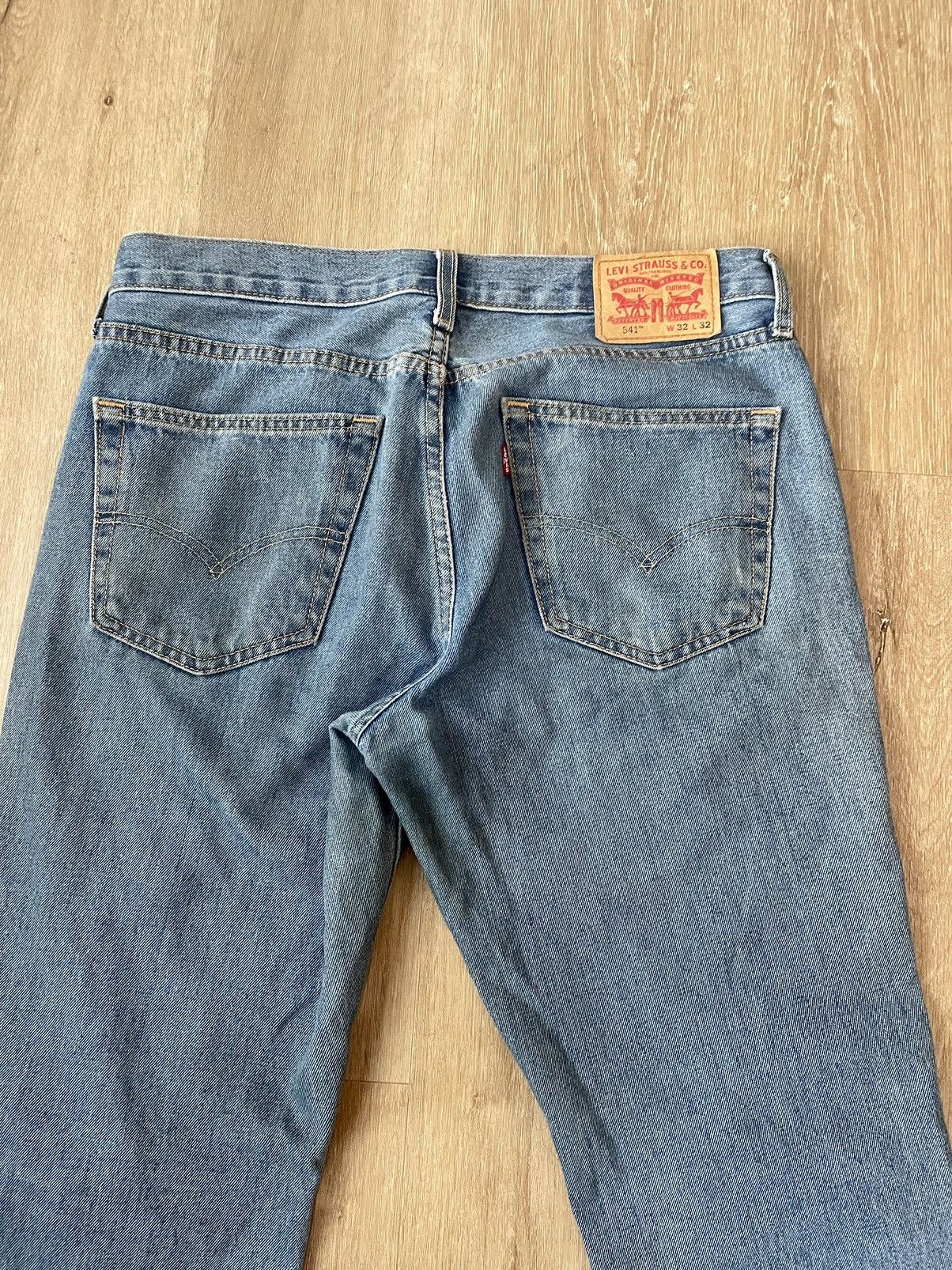 Levi's Levi’s 541 Mechanics Oil Stain Fade Wash Regular Jeans 32x32 Size US 34 / EU 50 - 6 Thumbnail