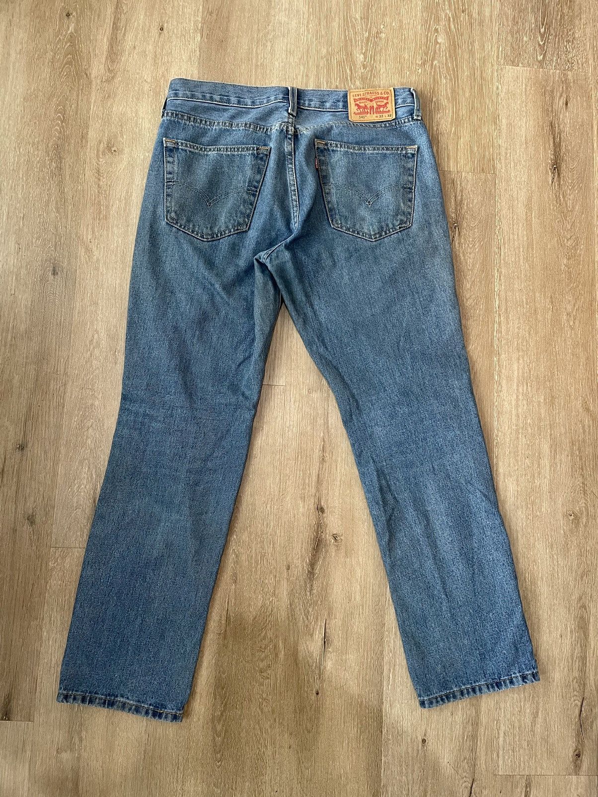 Levi's Levi’s 541 Mechanics Oil Stain Fade Wash Regular Jeans 32x32 Size US 34 / EU 50 - 2 Thumbnail