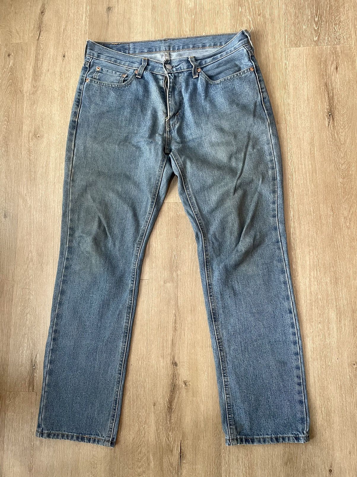 Levi's Levi’s 541 Mechanics Oil Stain Fade Wash Regular Jeans 32x32 Size US 34 / EU 50 - 1 Thumbnail