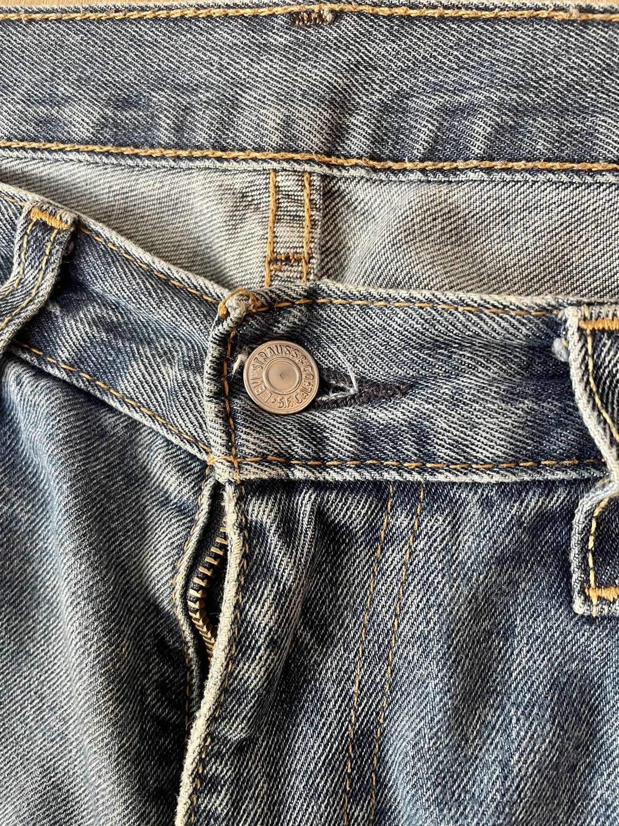 Levi's Levi’s 541 Mechanics Oil Stain Fade Wash Regular Jeans 32x32 Size US 34 / EU 50 - 4 Thumbnail