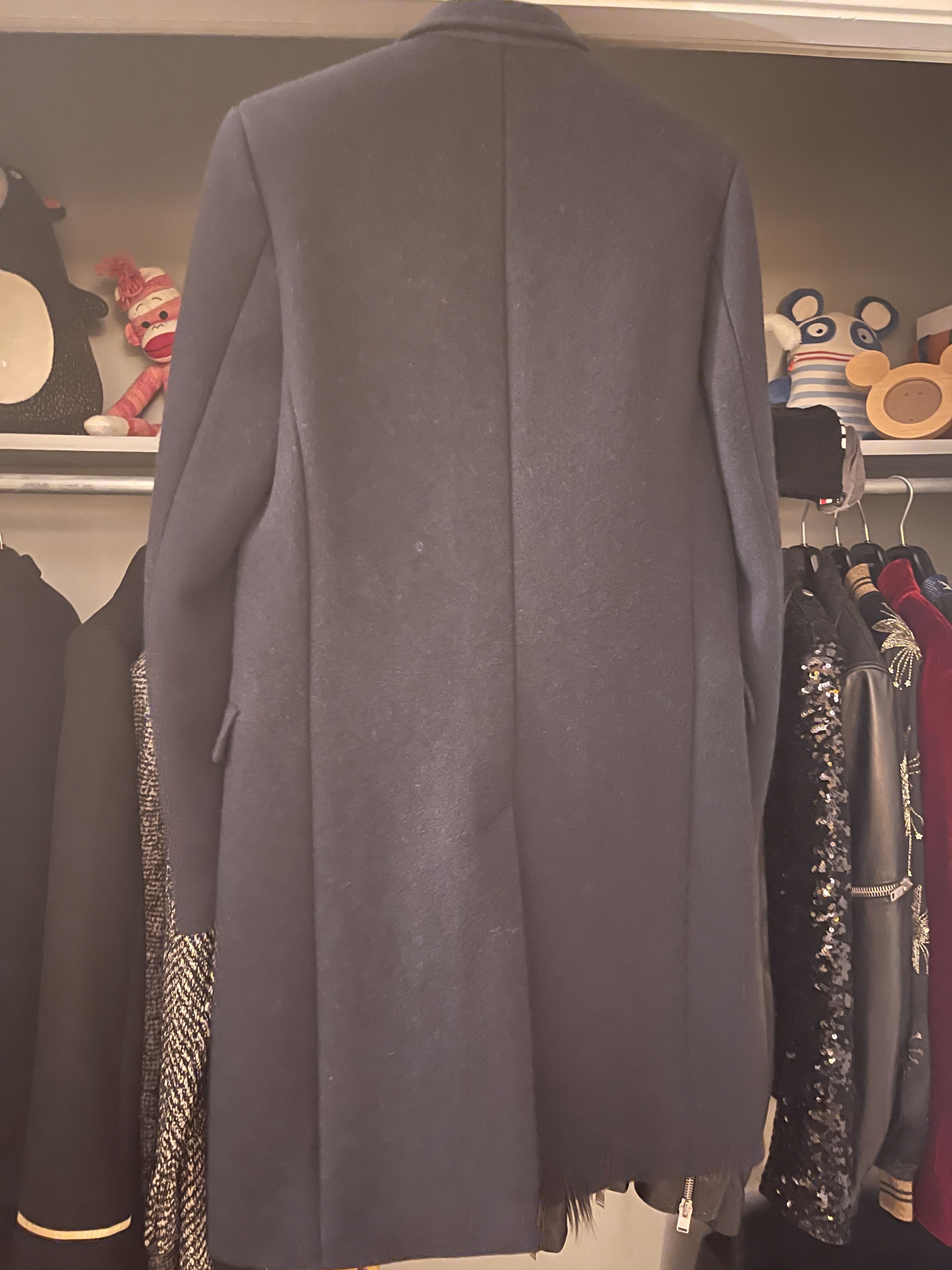 13fw navy runway coat