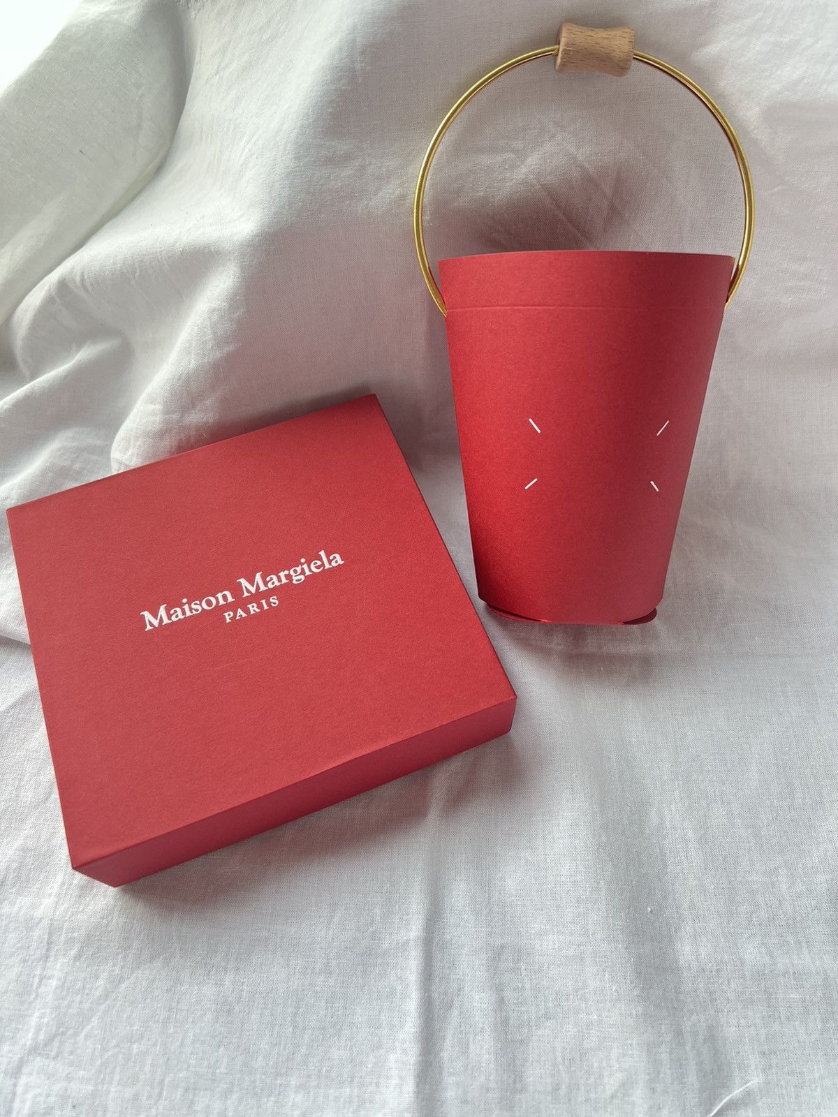 Maison Margiela Maison Margiela four stitches Fortune Bucket Red packets Size ONE SIZE - 2 Thumbnail