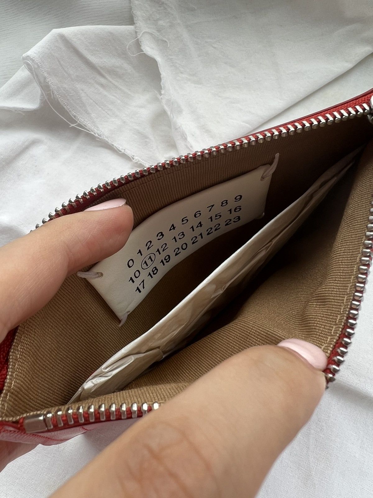 Maison Margiela Martin Margiela 4 stitches Coins card case wallet pouch bag Size ONE SIZE - 7 Thumbnail