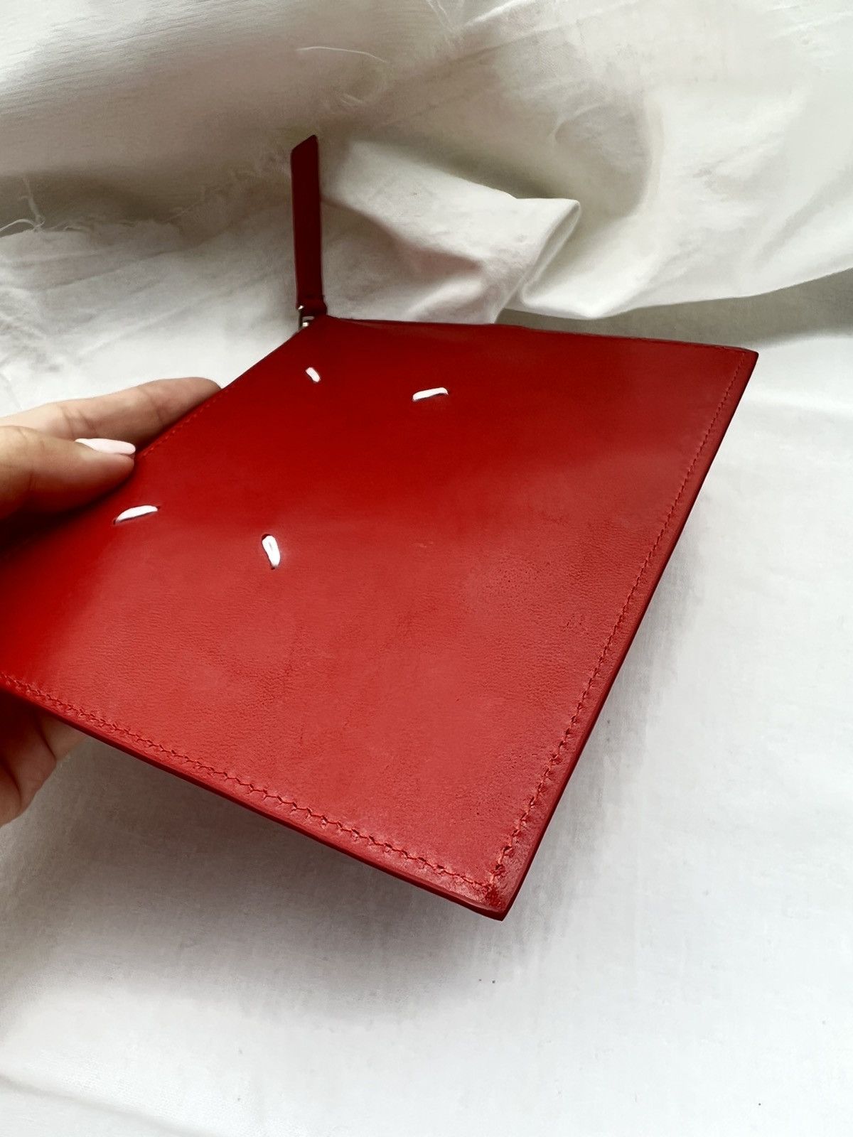 Maison Margiela Martin Margiela 4 stitches Coins card case wallet pouch bag Size ONE SIZE - 6 Thumbnail
